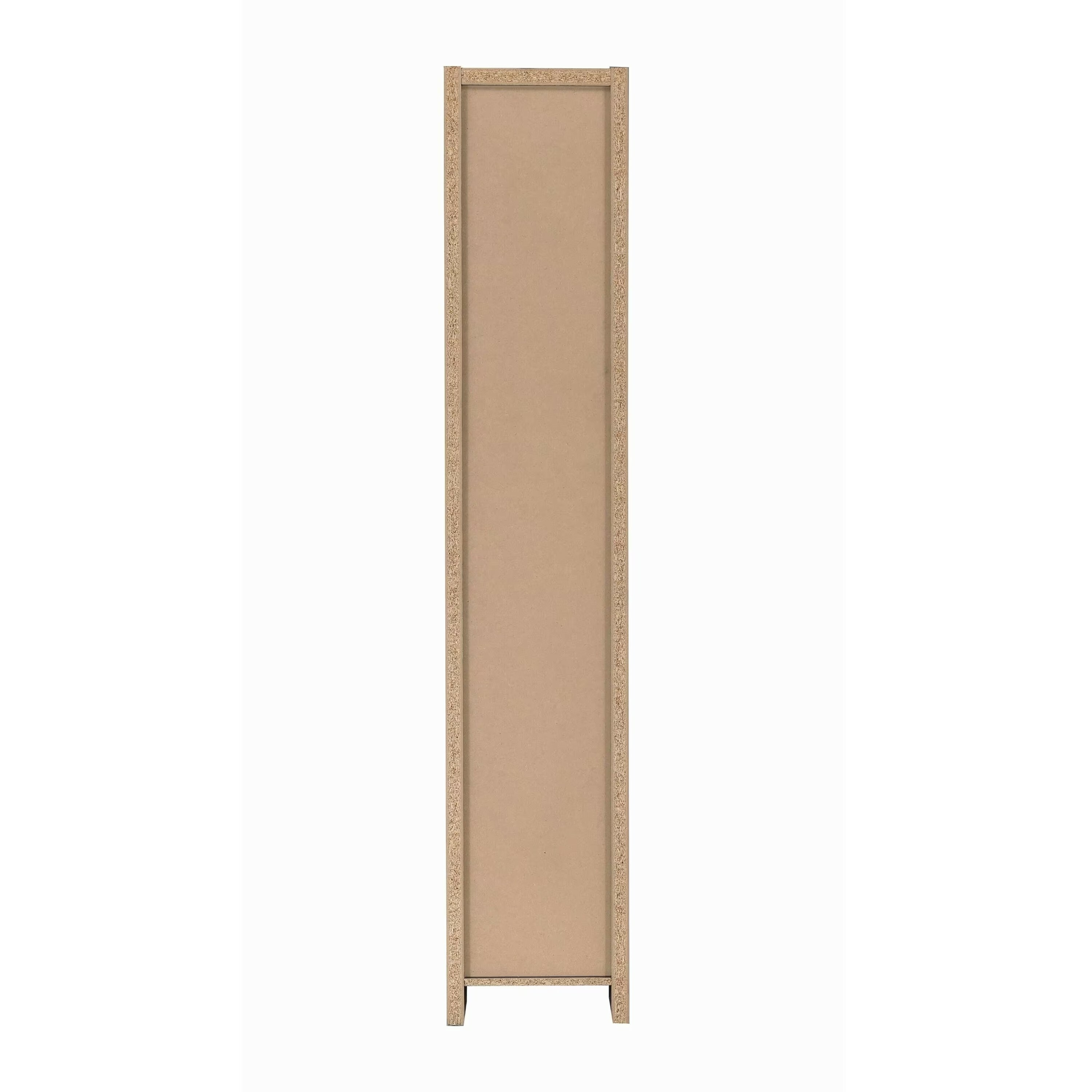 Benjara 13" Modern MDF and Wood Bookcase with 9 Shelves in Dark Brown