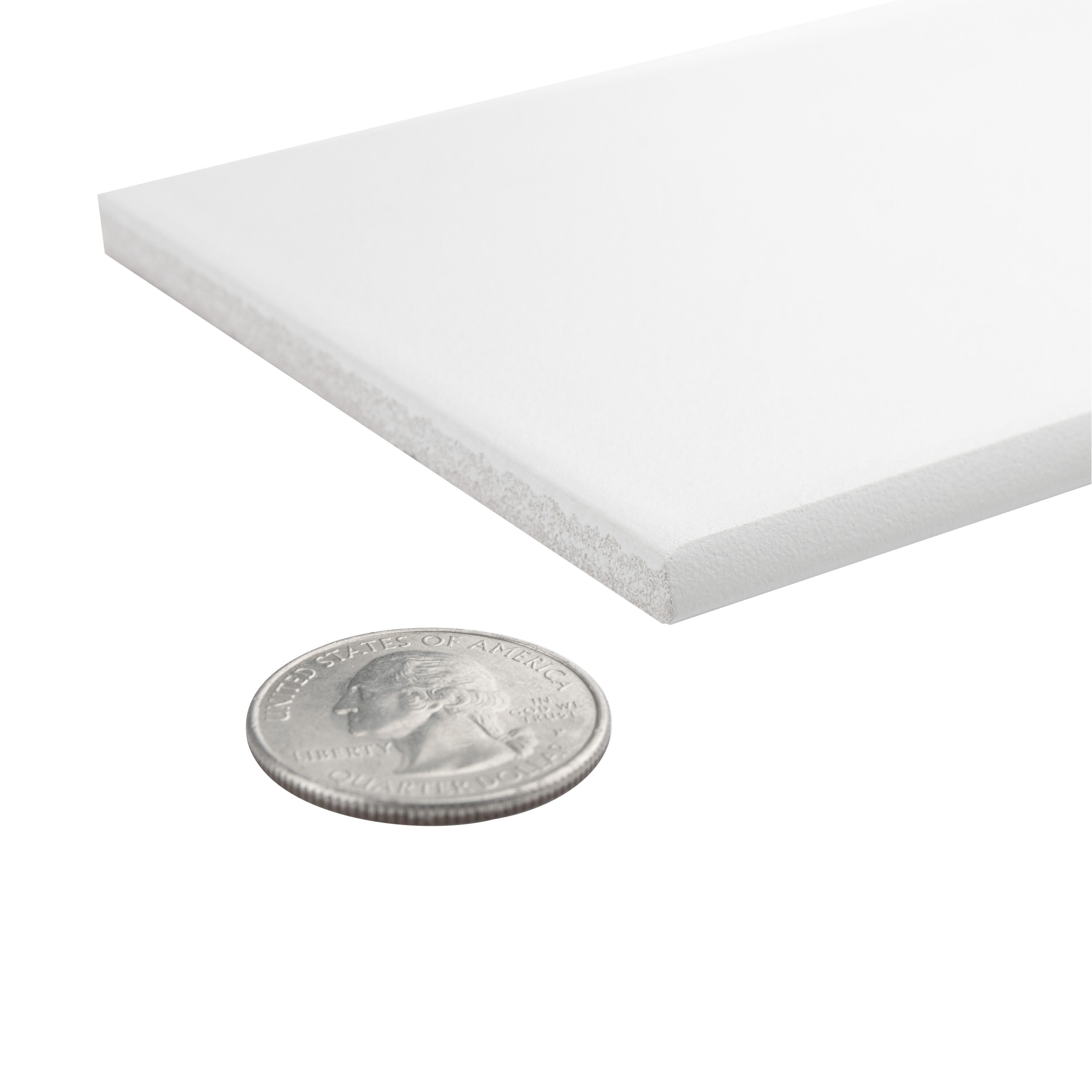 Merola Tile Revival Bullnose White 3-1/2" x 7-3/4" Ceramic Floor and Wall Trim