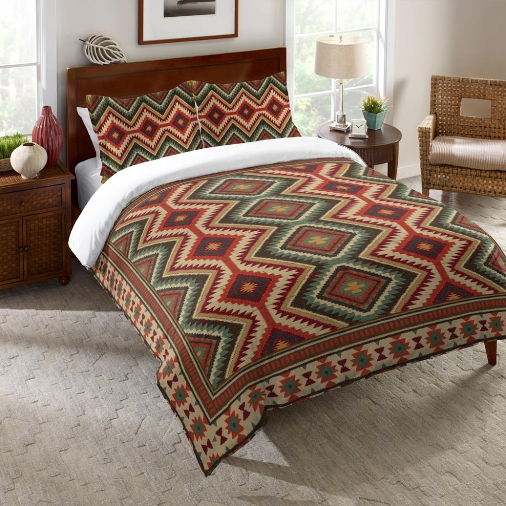 Laural Home Country Mood Navajo Country Mood Microfiber Duvet Cover