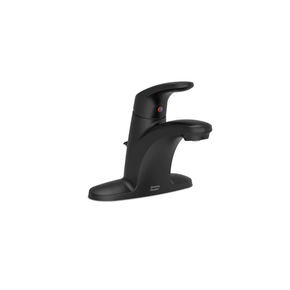 American Standard 7075002.243 Colony PRO Single-Handle Bathroom Faucet, 1.2 GPM, Matte Black