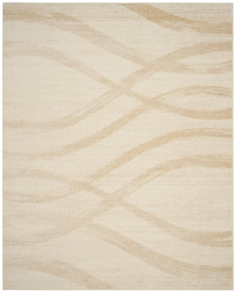 SAFAVIEH Adirondack Isidor Geometric Area Rug, Cream/Champagne, 9' x 12'