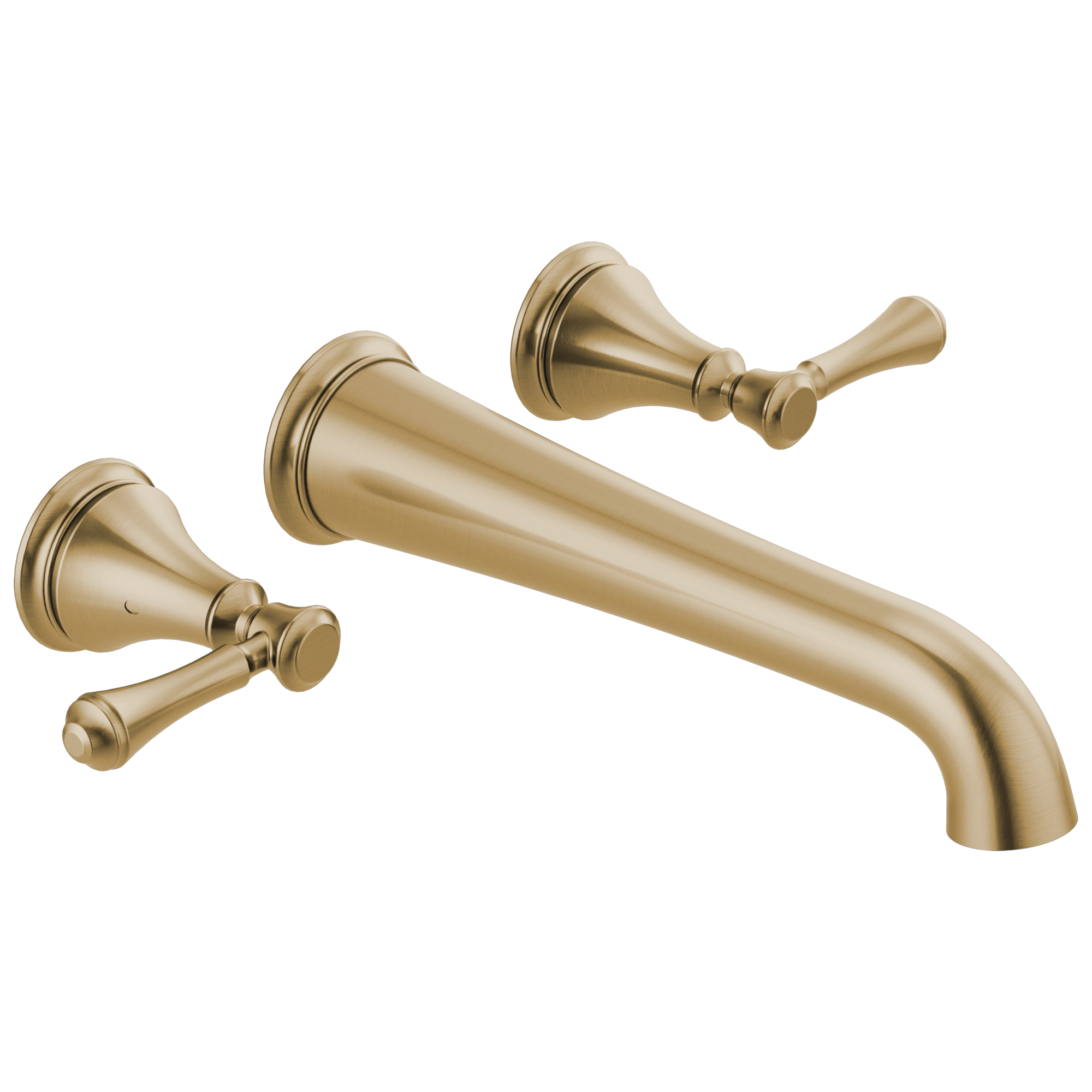 Delta Cassidy Wall Mounted Tub Filler, Champagne Bronze