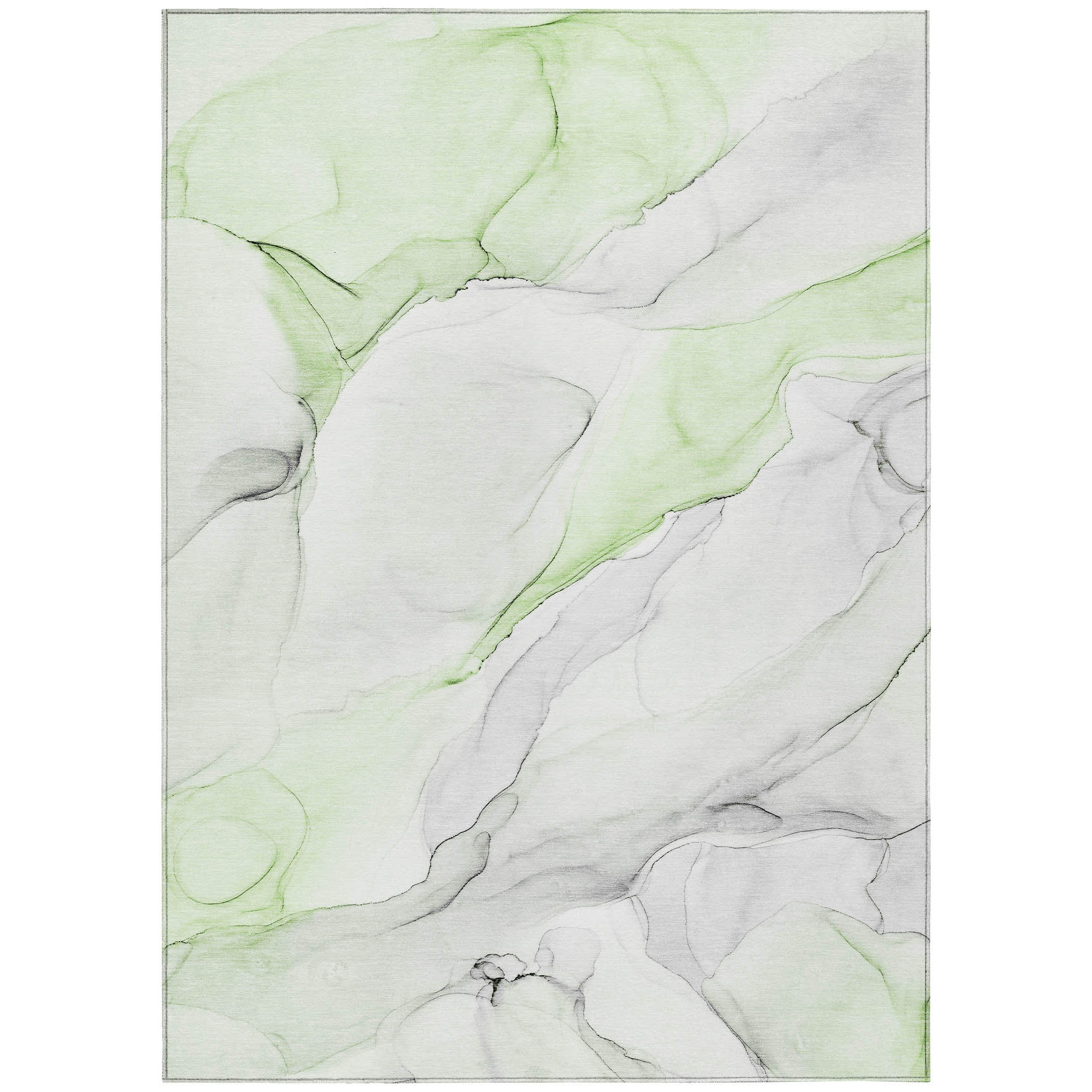Addison Rugs Chantille ACN515GE 8 x 10 (ft) Polyester Green Rectangular Indoor/Outdoor Geometric Machine washable Area rug