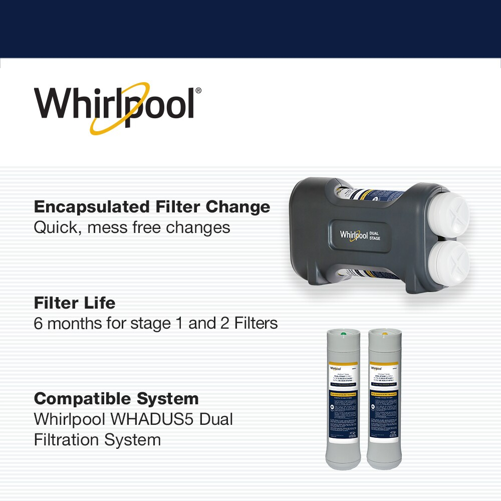 Whirlpool WHEEDF UltraEase Water Replacement Filter Pack