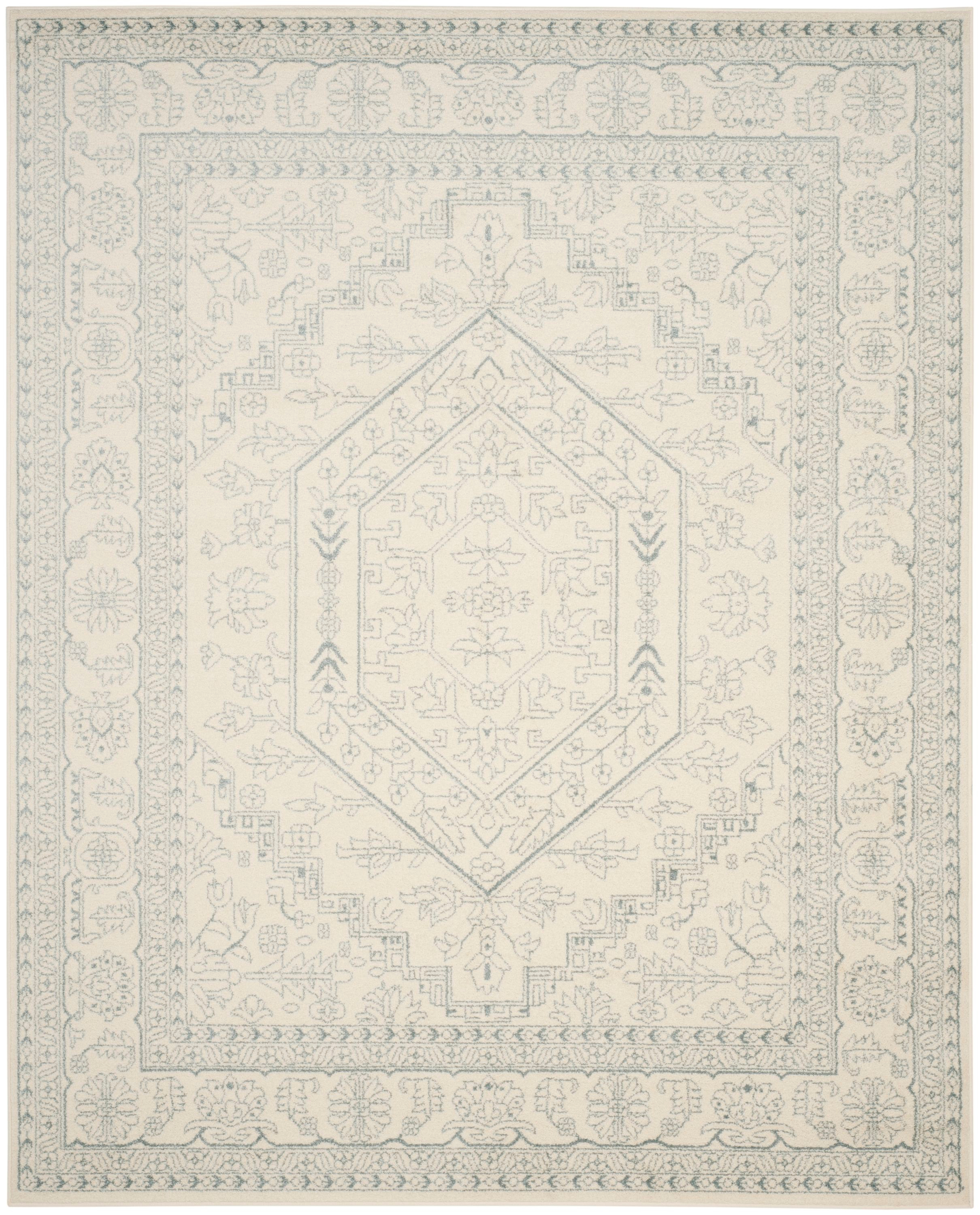 SAFAVIEH Adirondack Xavier Oriental Area Rug, Ivory/Slate, 9' x 12'