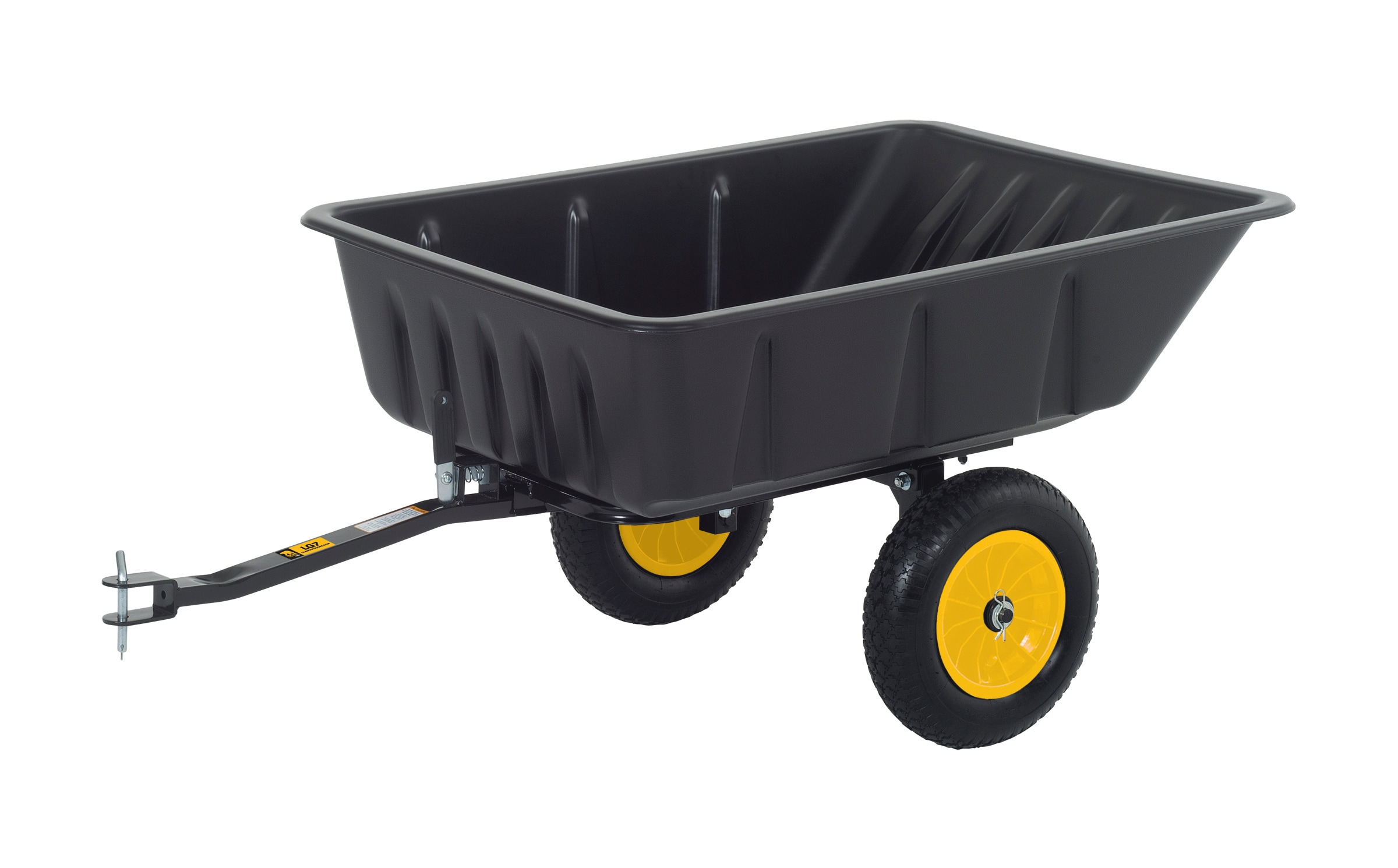 Polar Trailer 10 Cubic Foot Heavy Duty Utility Yard Garden Wheelbarrow Club Cart