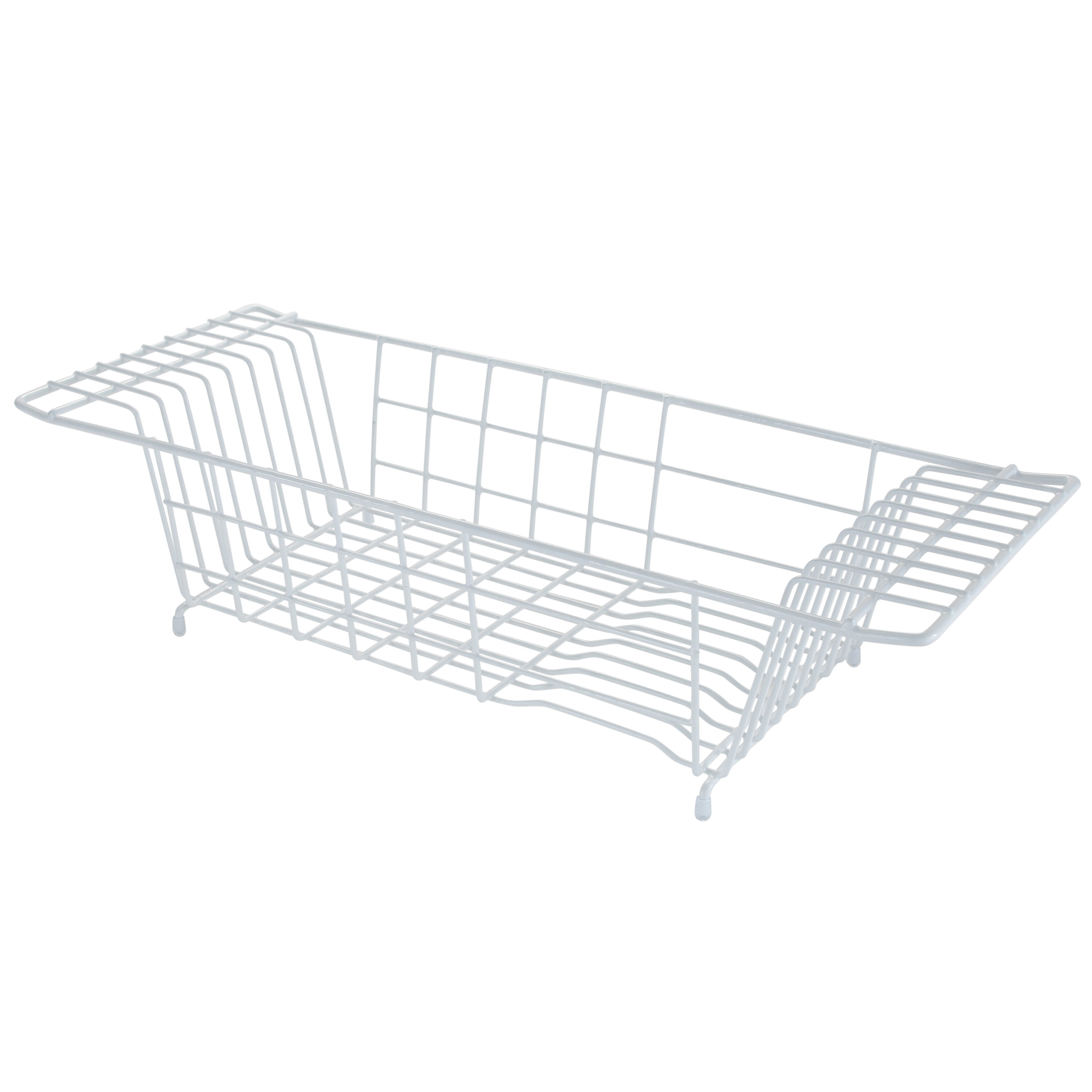 Over the Sink White Dish Rack