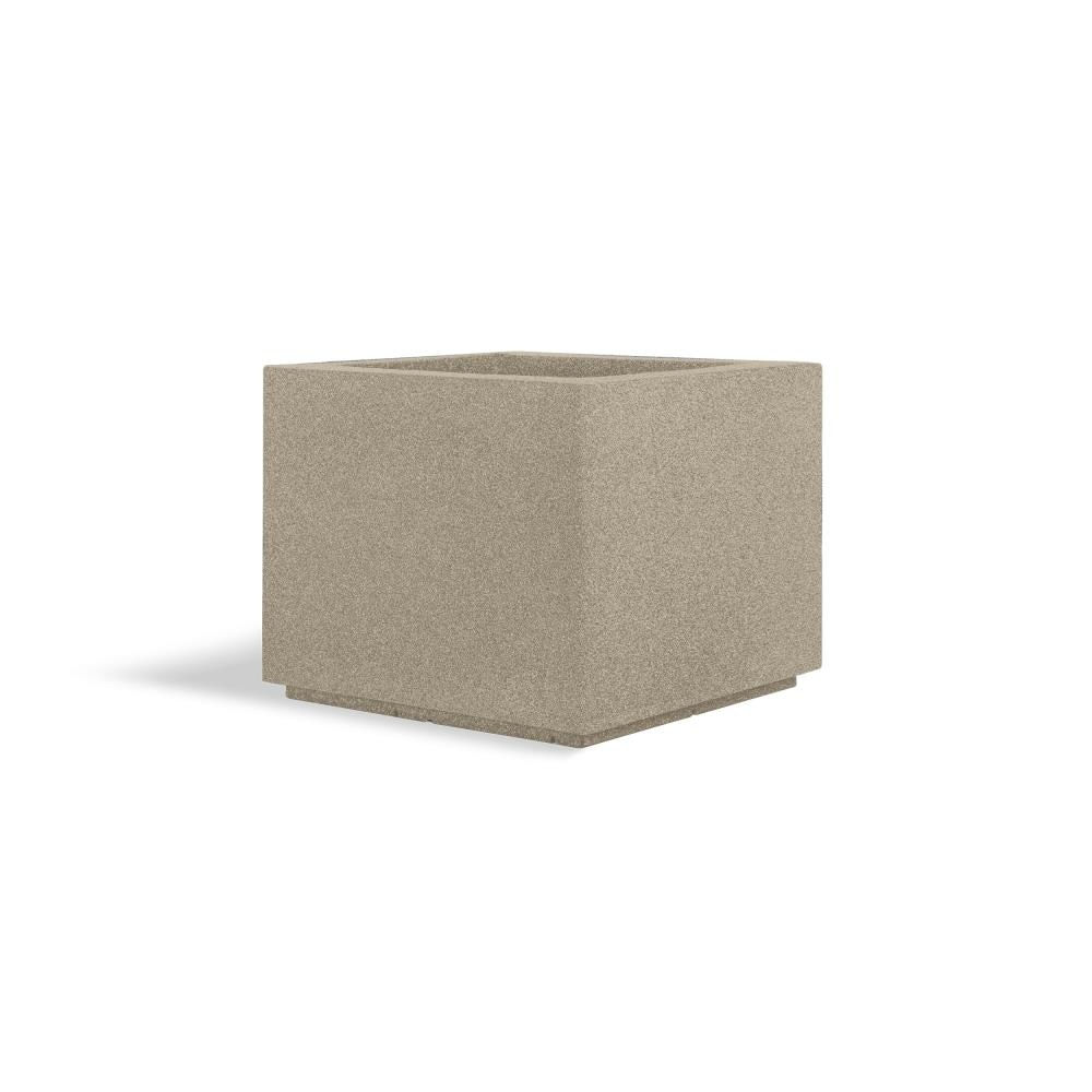 Monterrey Square 23 in. x 23 in. Sandstone Granite Composite Window Boxes & Troughs