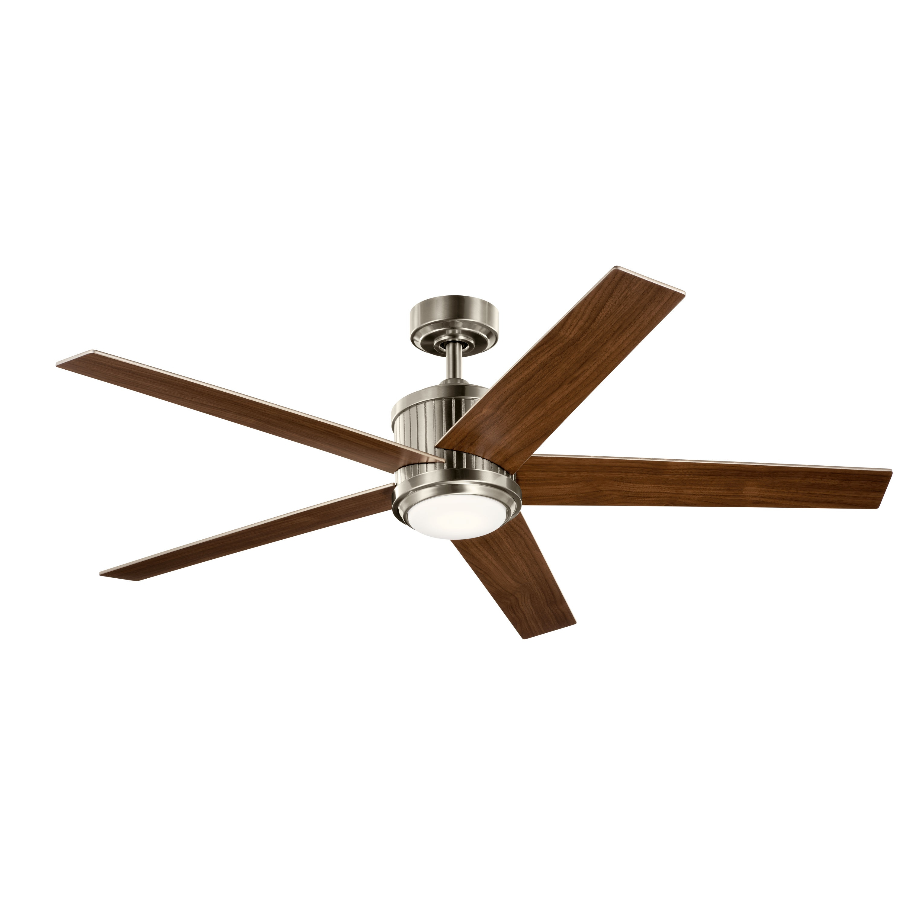 56 Inch Ceiling Fan With Light Kit-Brushed Stainless Steel Finish Kichler Lighting 300044Bss