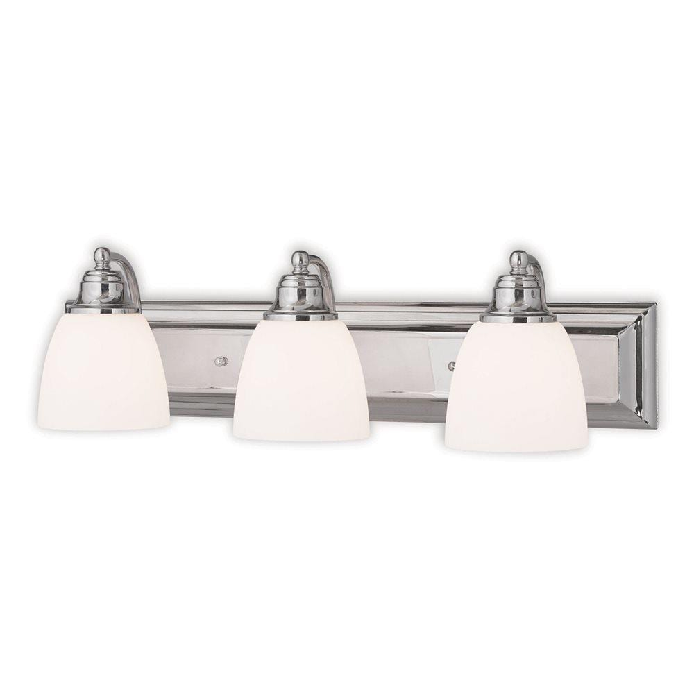 Livex Lighting Springfield 3 - Light Vanity in  Polished Chrome
