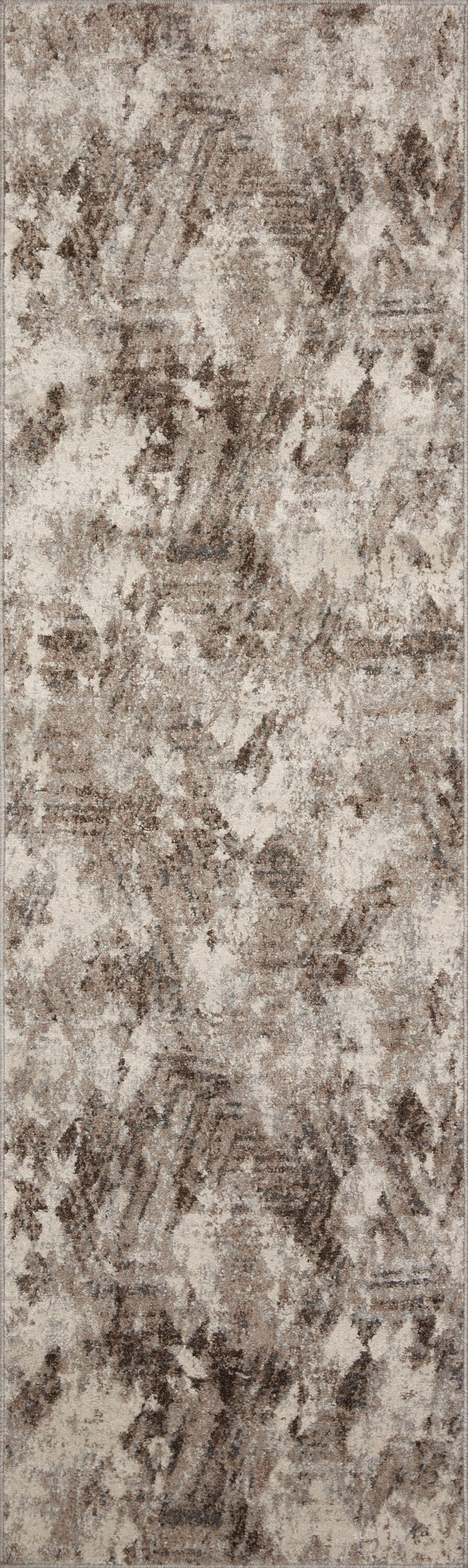 Loloi II Austen AUS-03 Abstract Natural / Mocha Area Rug 2'-4" x 8'-0"
