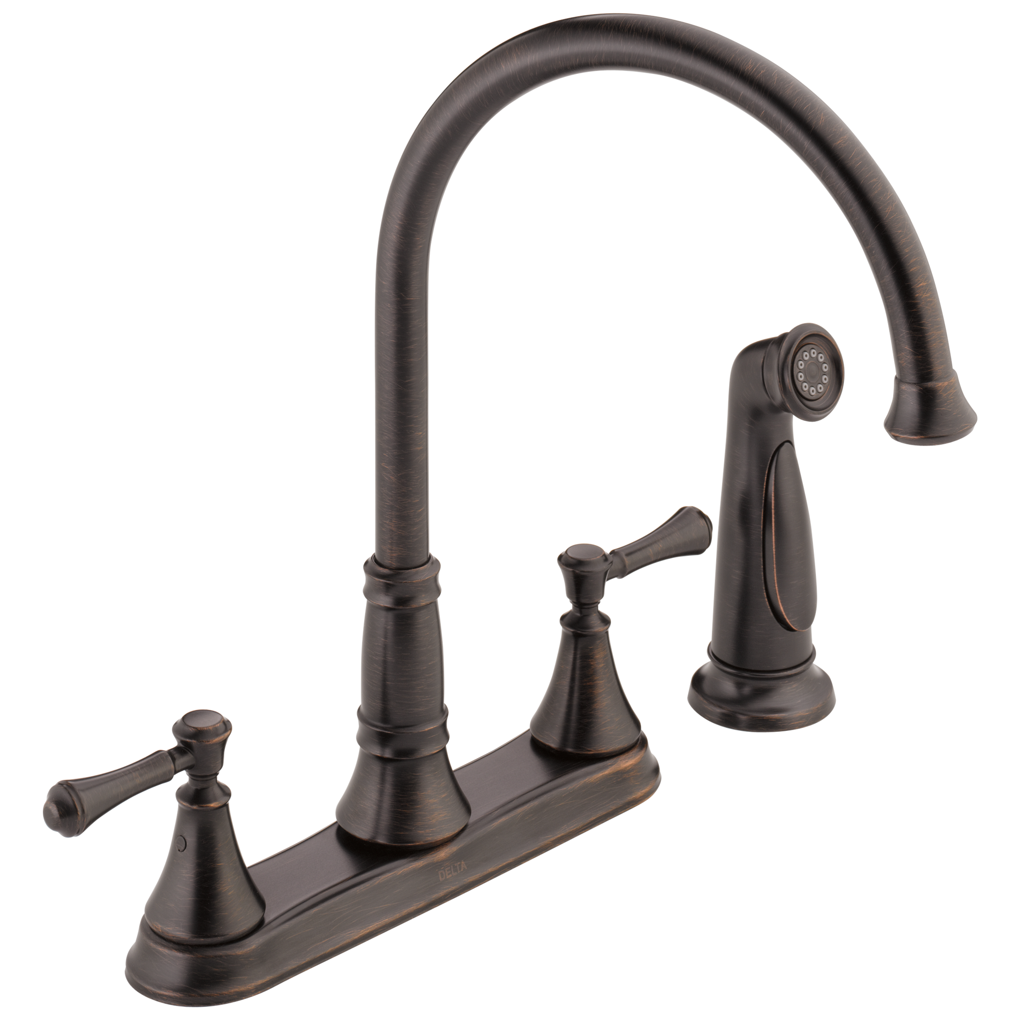 Cassidy Double Handle Kitchen Faucet with Side Spray