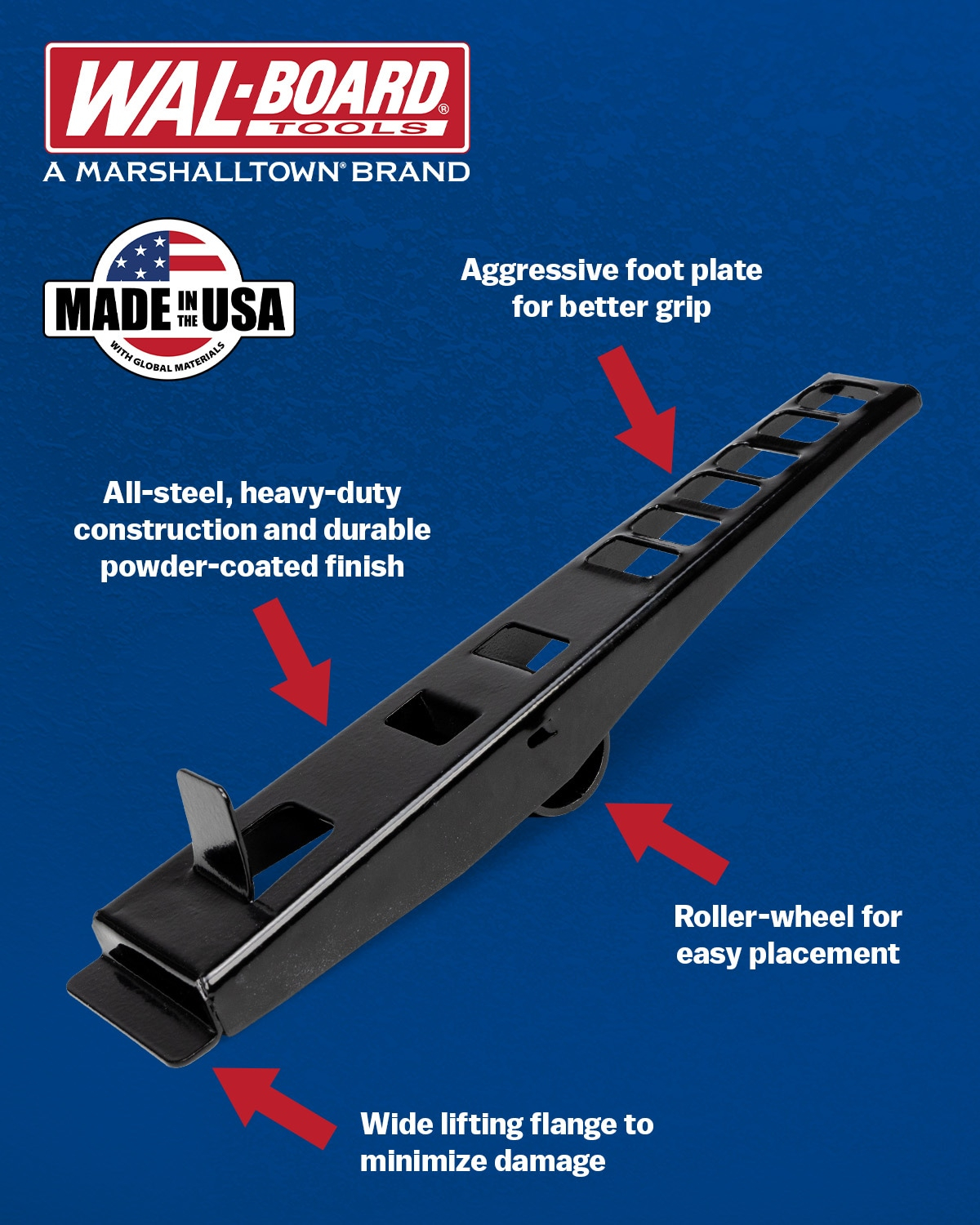 WAL-BOARD TOOLS 0.25-ft H 120-lb Load Capacity Carbon/Steel Drywall roll lifter