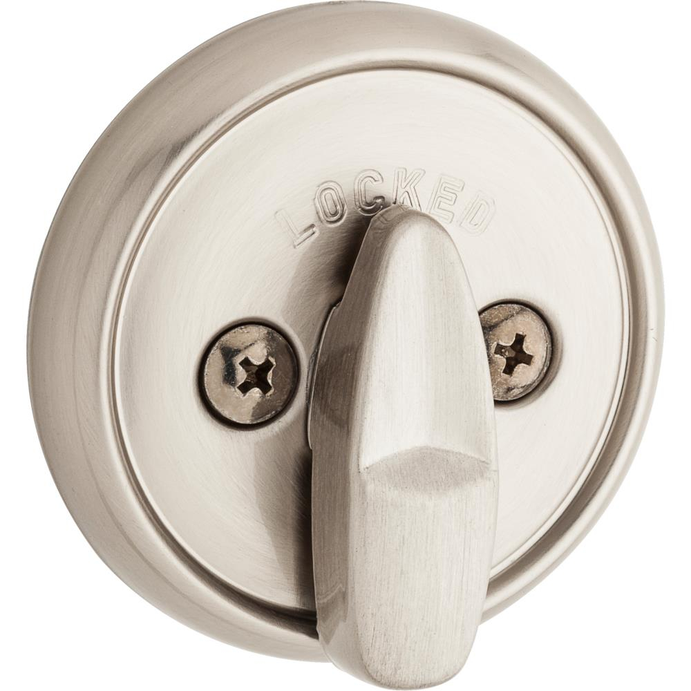 Kwikset Signature Series 780 Satin Nickel Single Cylinder Deadbolt with SmartKey