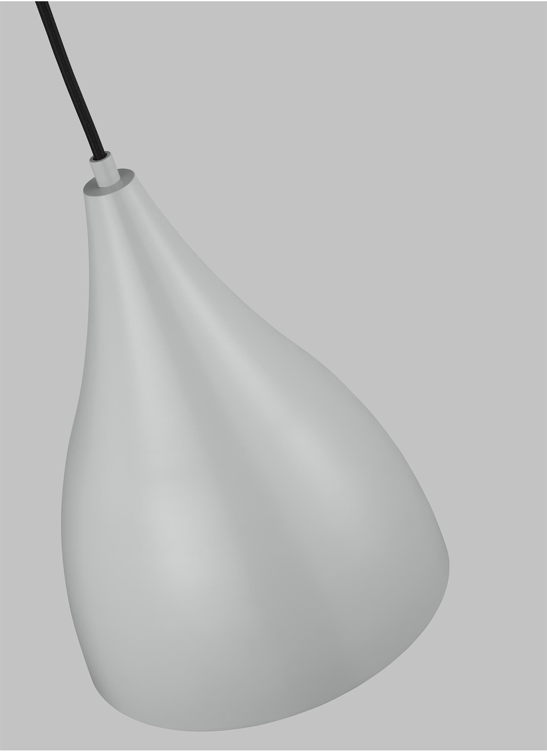 Matte Grey Steel Mini LED Pendant Light