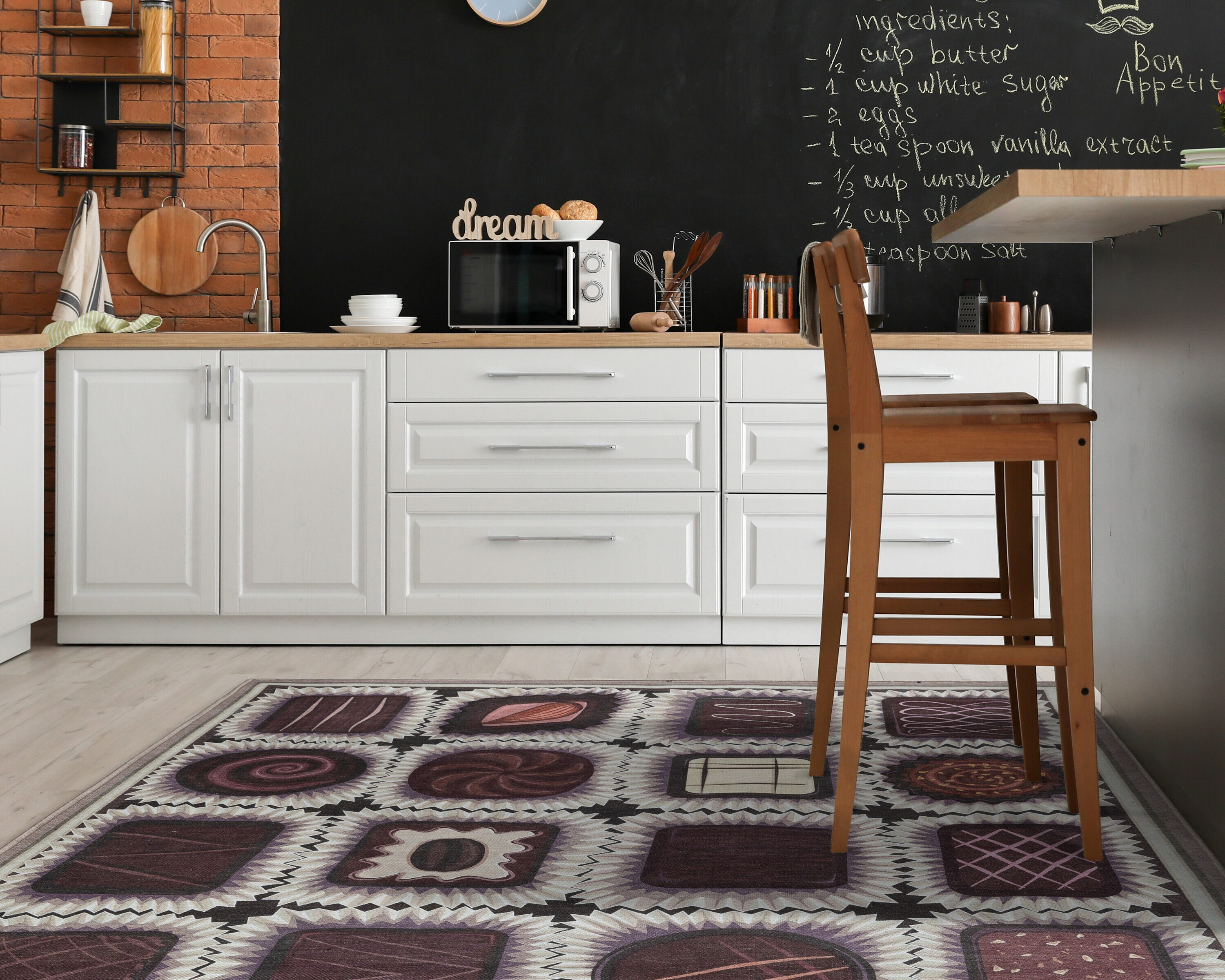 Well Woven Chocolate Box 3'3" x 5' Brown Area Rug