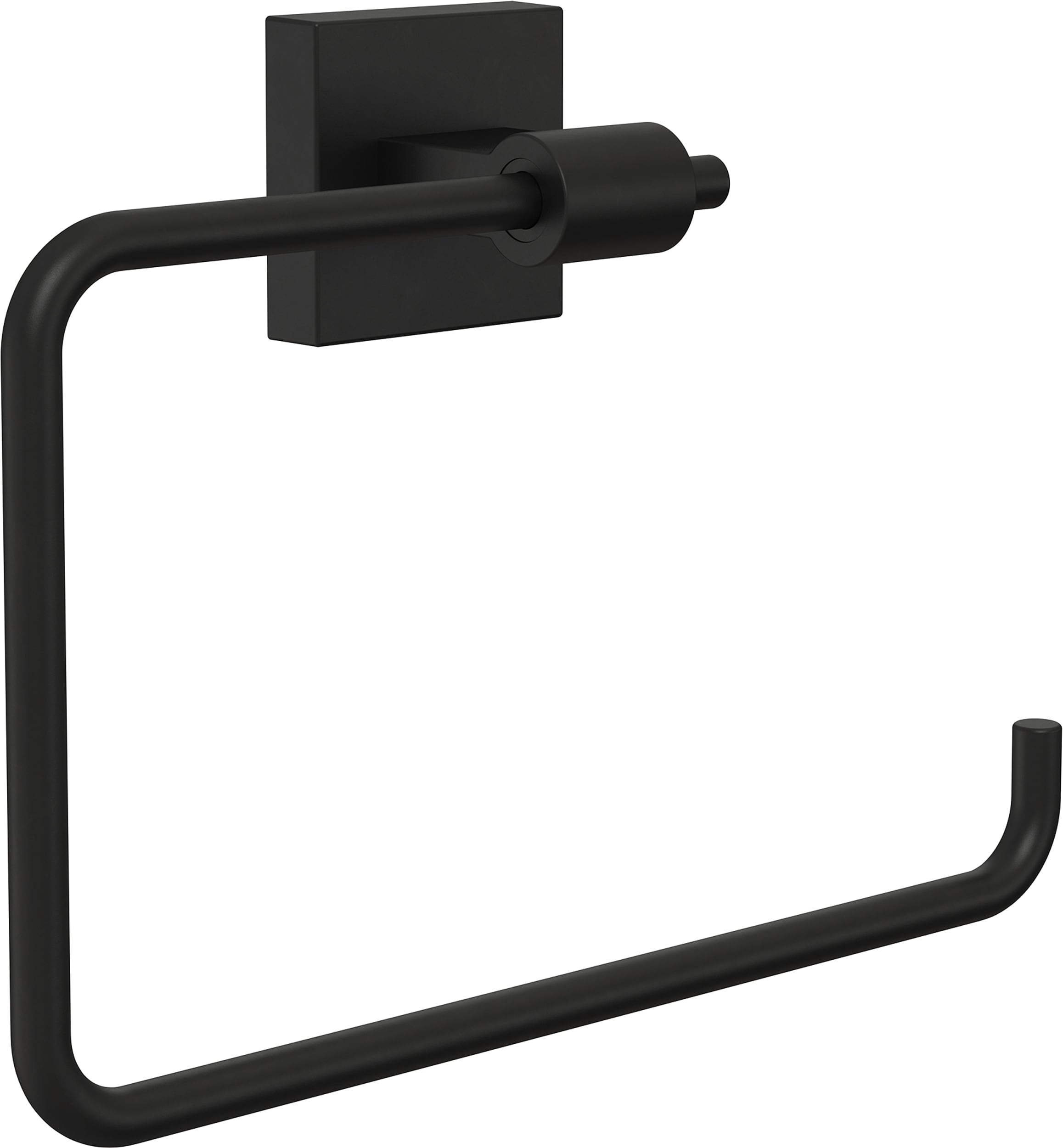 Franklin Brass MAX46-FB Maxted Towel Ring, 7.87 x 2.15 x 6.04 Inches, Matte Black