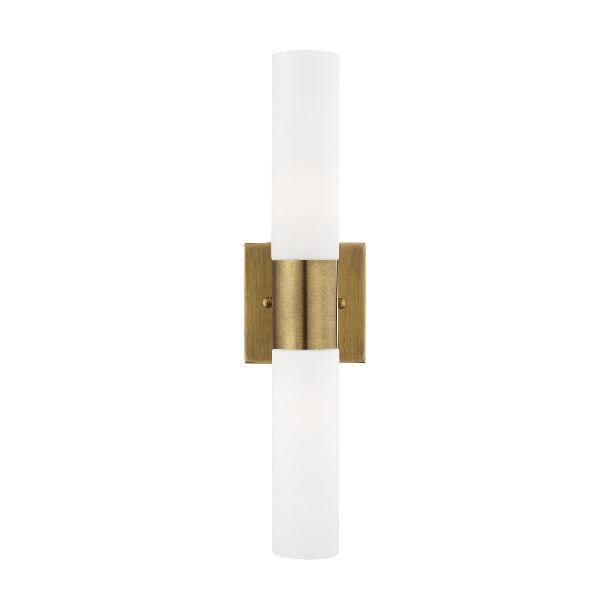 Livex Lighting Aero 2 - Light Vanity in  Antique Brass