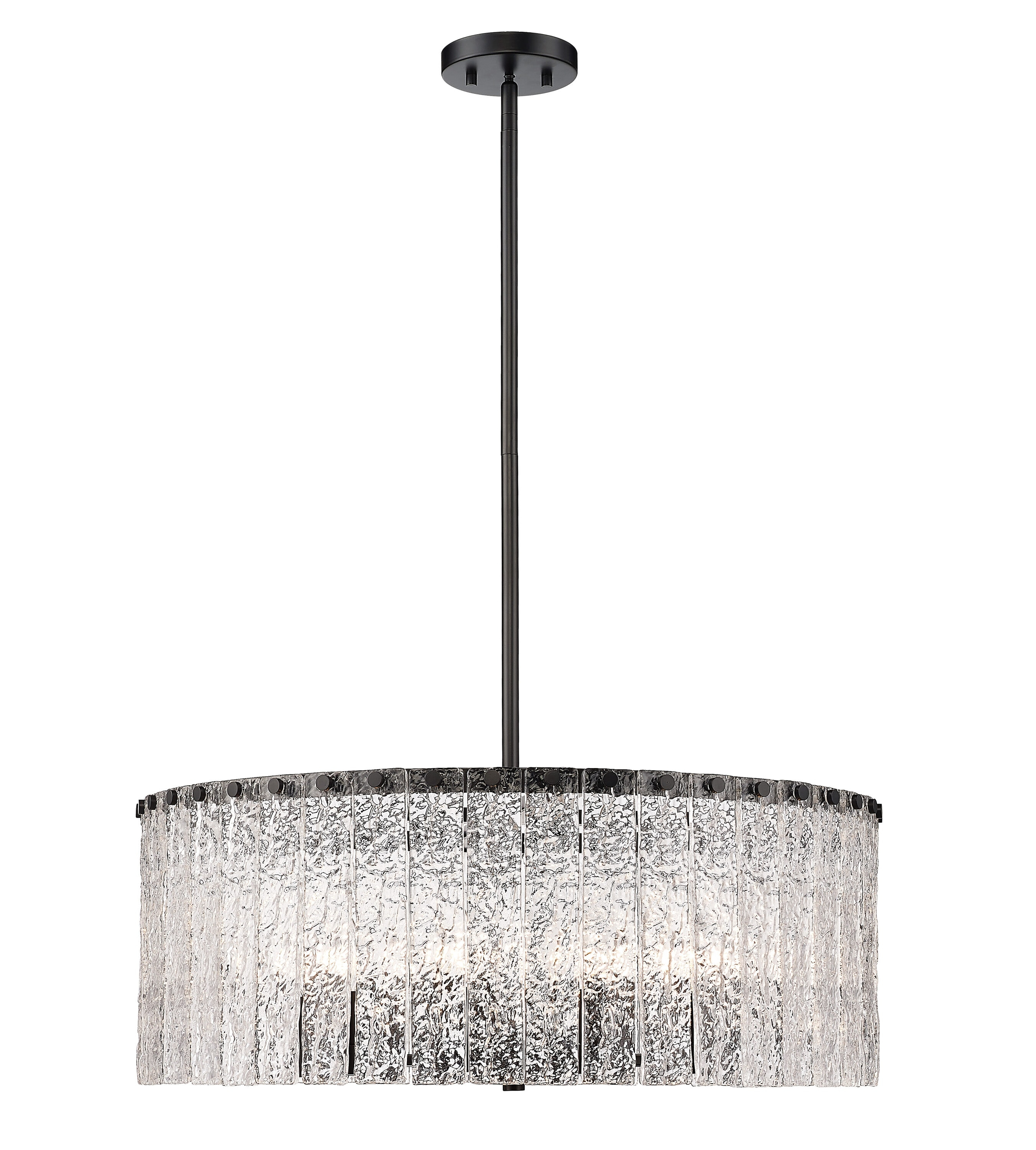 10 Light Pendant In Contemporary Style-11 Inches Tall And 26.75 Inches Wide-Matte Black Finish Z-Lite 1943P26-Mb