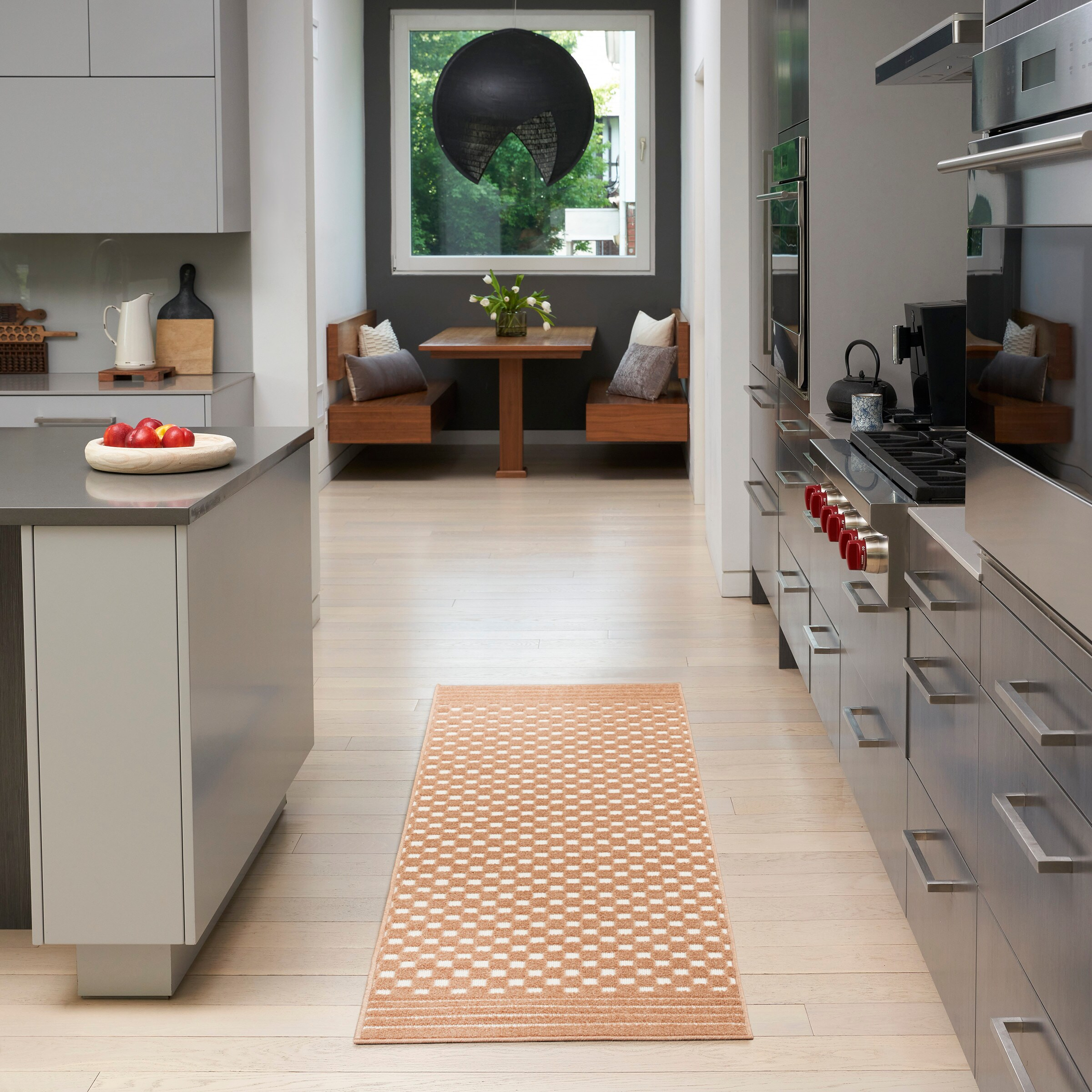 Nourison Casual 2' x 6' Copper Modern Indoor Rug