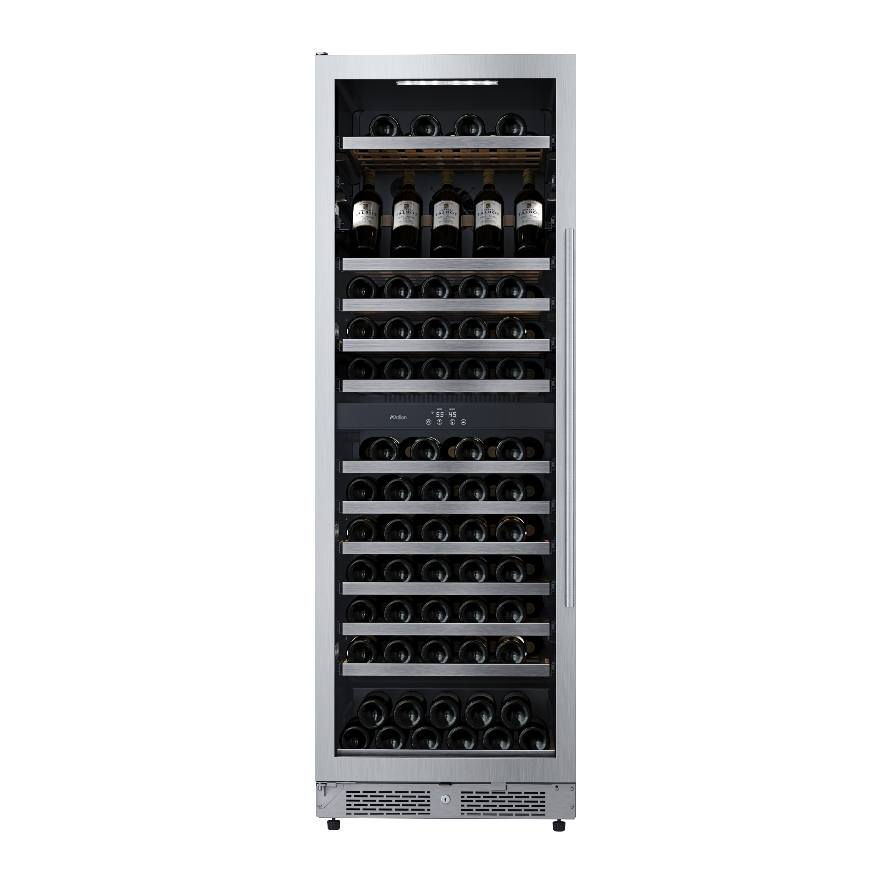 Avallon Awc243tdzlha 24" Wide 140 Bottle Capacity Built-In Or Free Standing Wine Cooler -