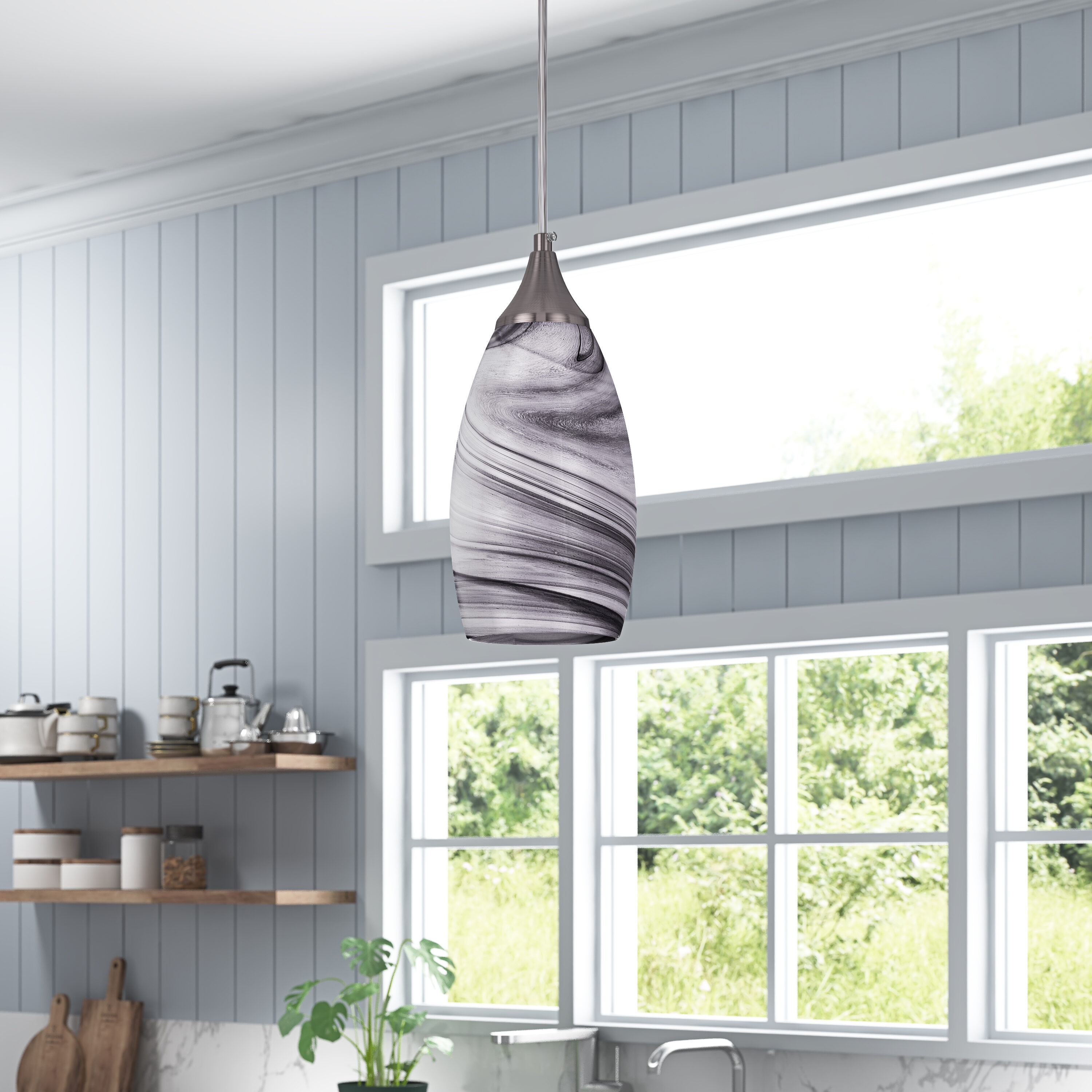 Aiwen Boho Decorative Modern Home Pendant Light Farmhouse Light Fixture for Kitchen Living Room