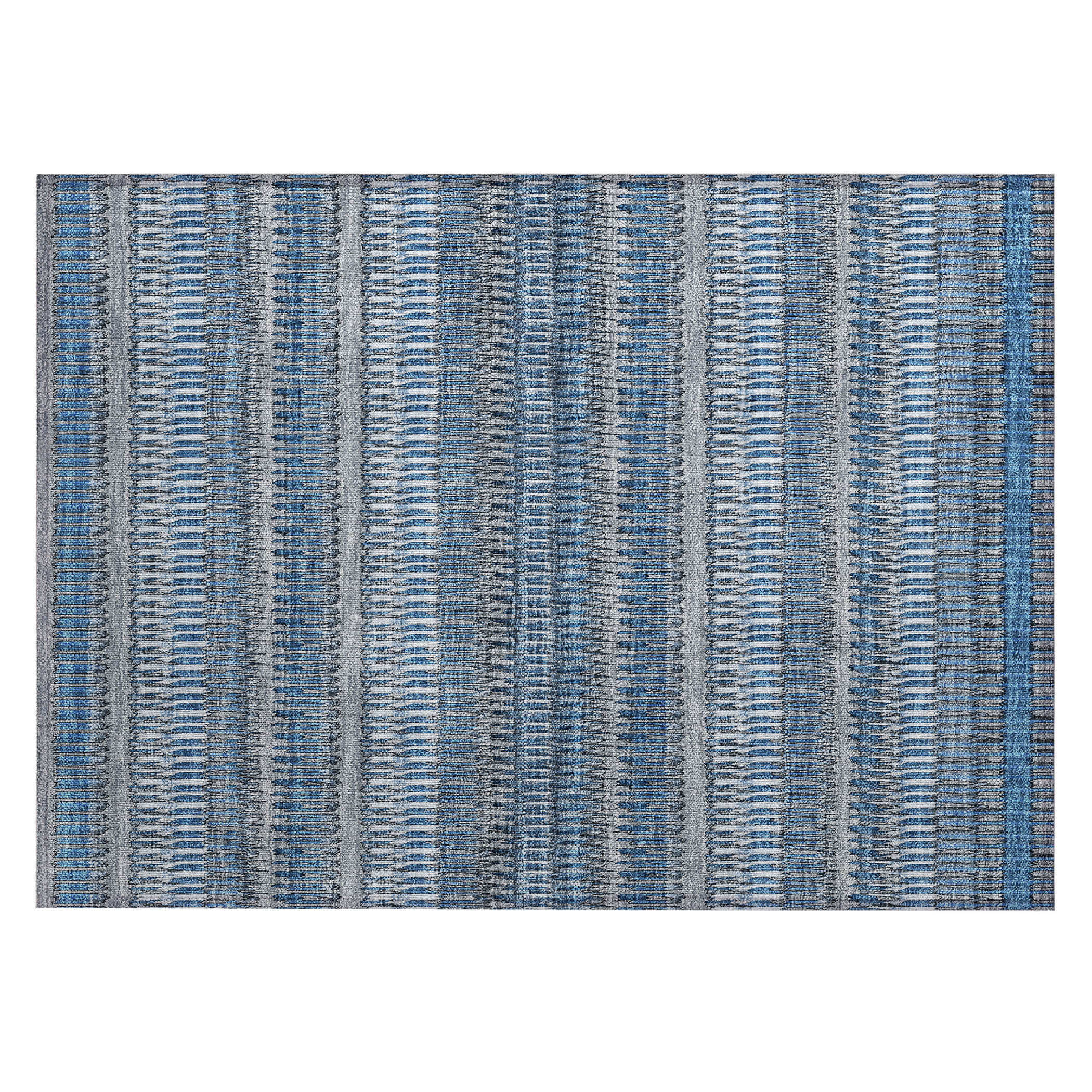 Addison Rugs Machine Washable Indoor/ Outdoor Chantille Moroccan Boho Rug Blue - 1'8" x 2'6"