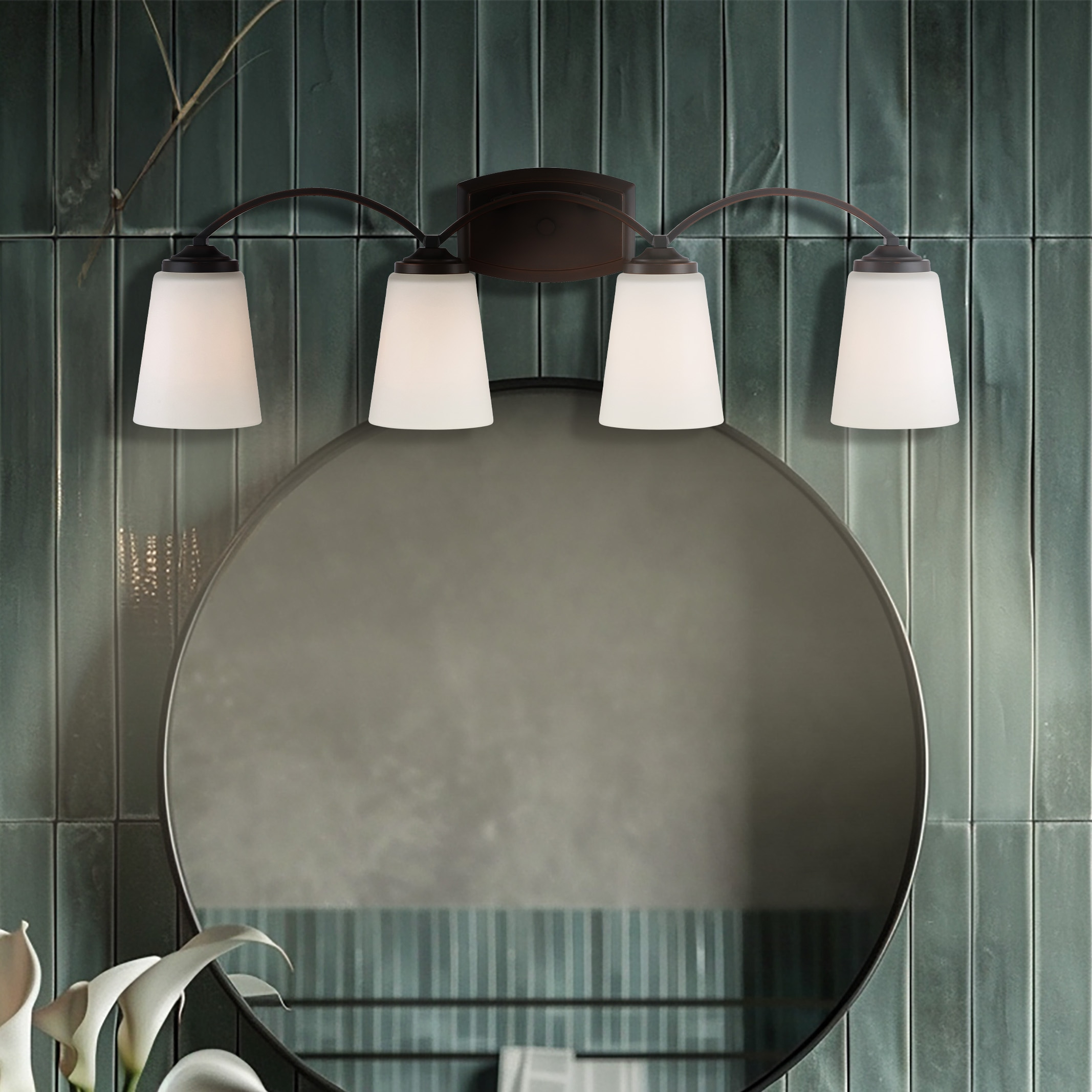 Minka Lavery - Overland Park - 4 Light Transitional Bath Vanity in Transitional