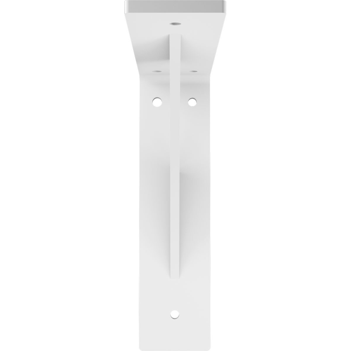 Ekena Millwork 2"W x 8"D x 8"H Legacy Steel Bracket, White Primer