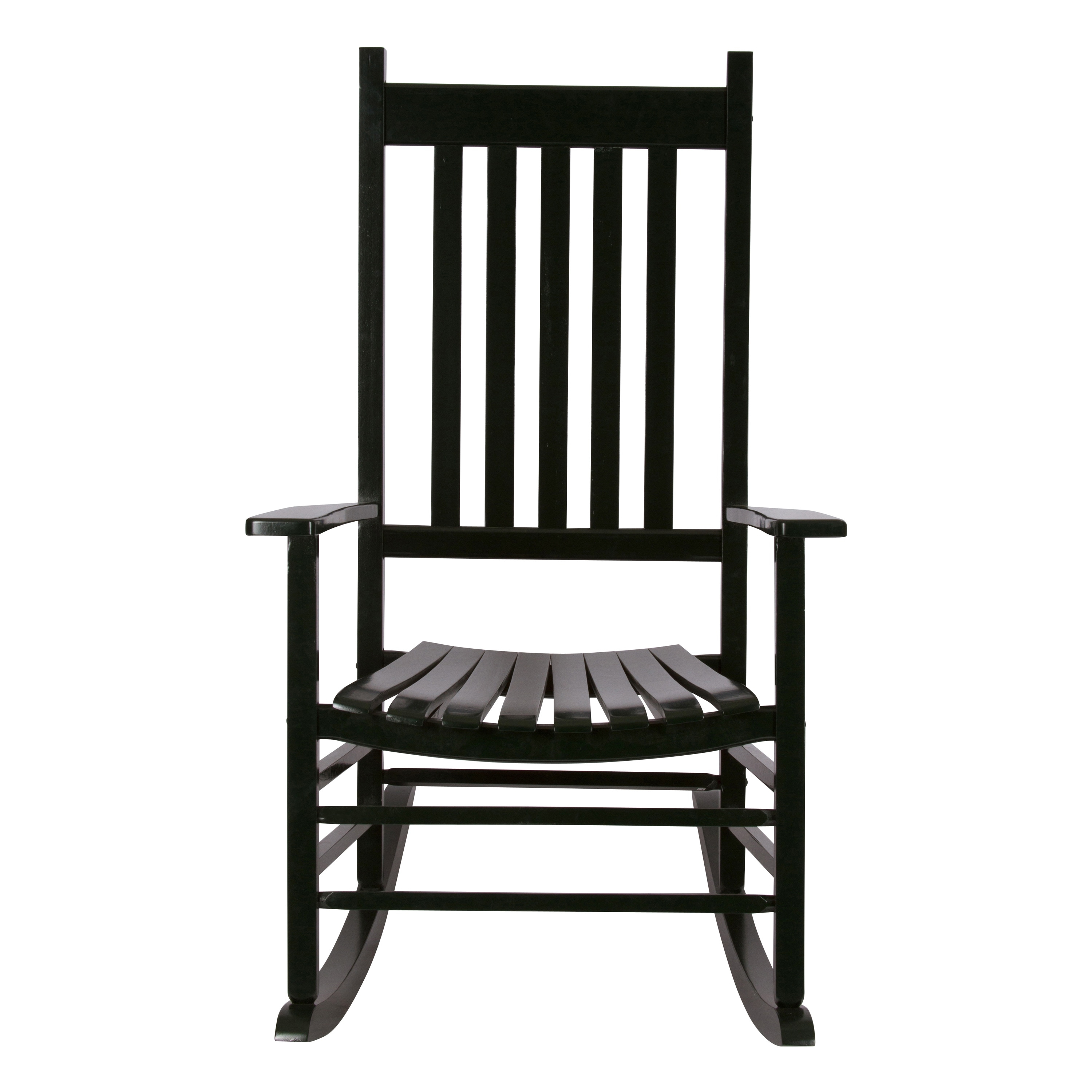 Shine Company Traditional Hardwood Indoor/Outdoor Patio Porch Rocker in Green
