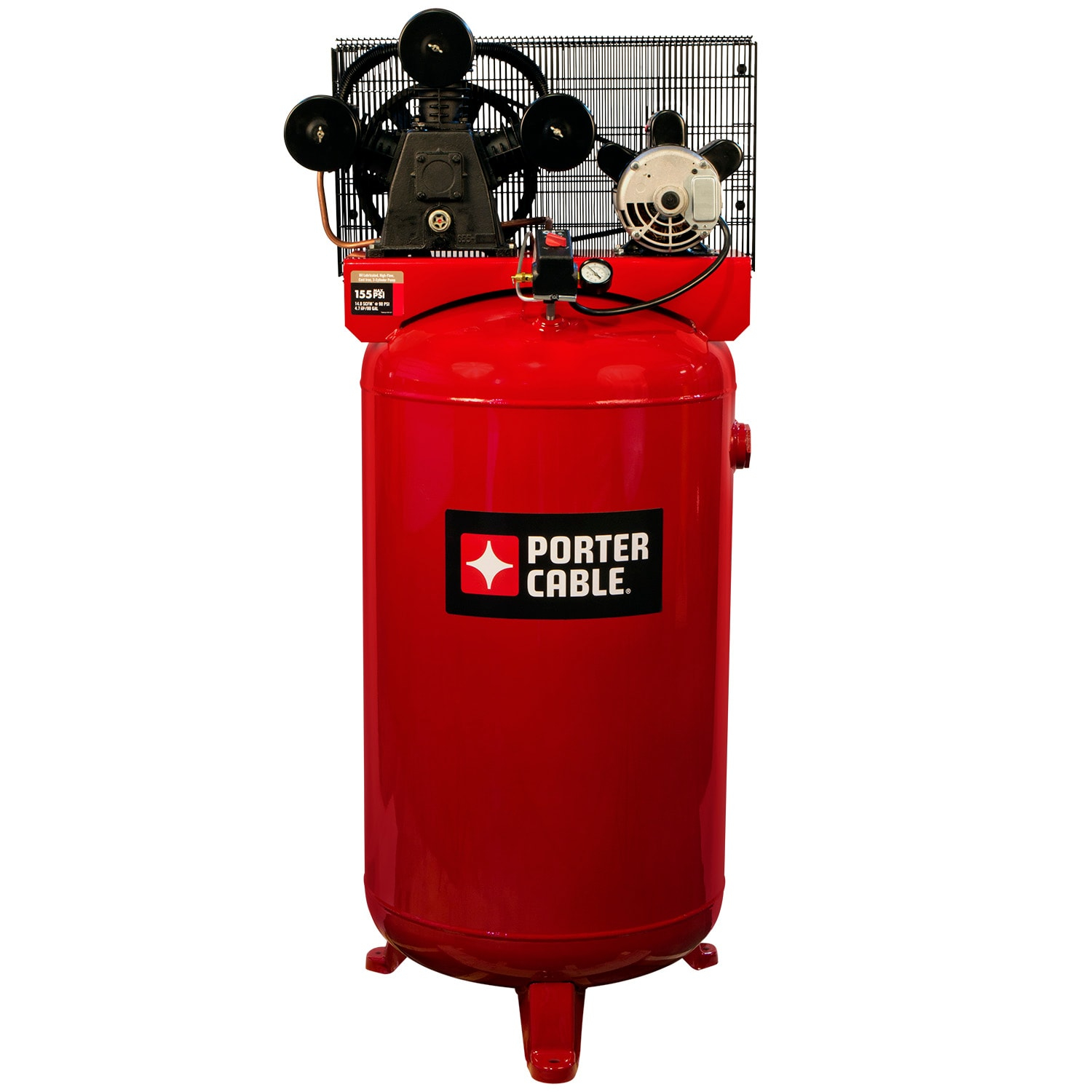 PORTER-CABLE 80-Gallon Electric 155 PSI Vertical Air Compressor