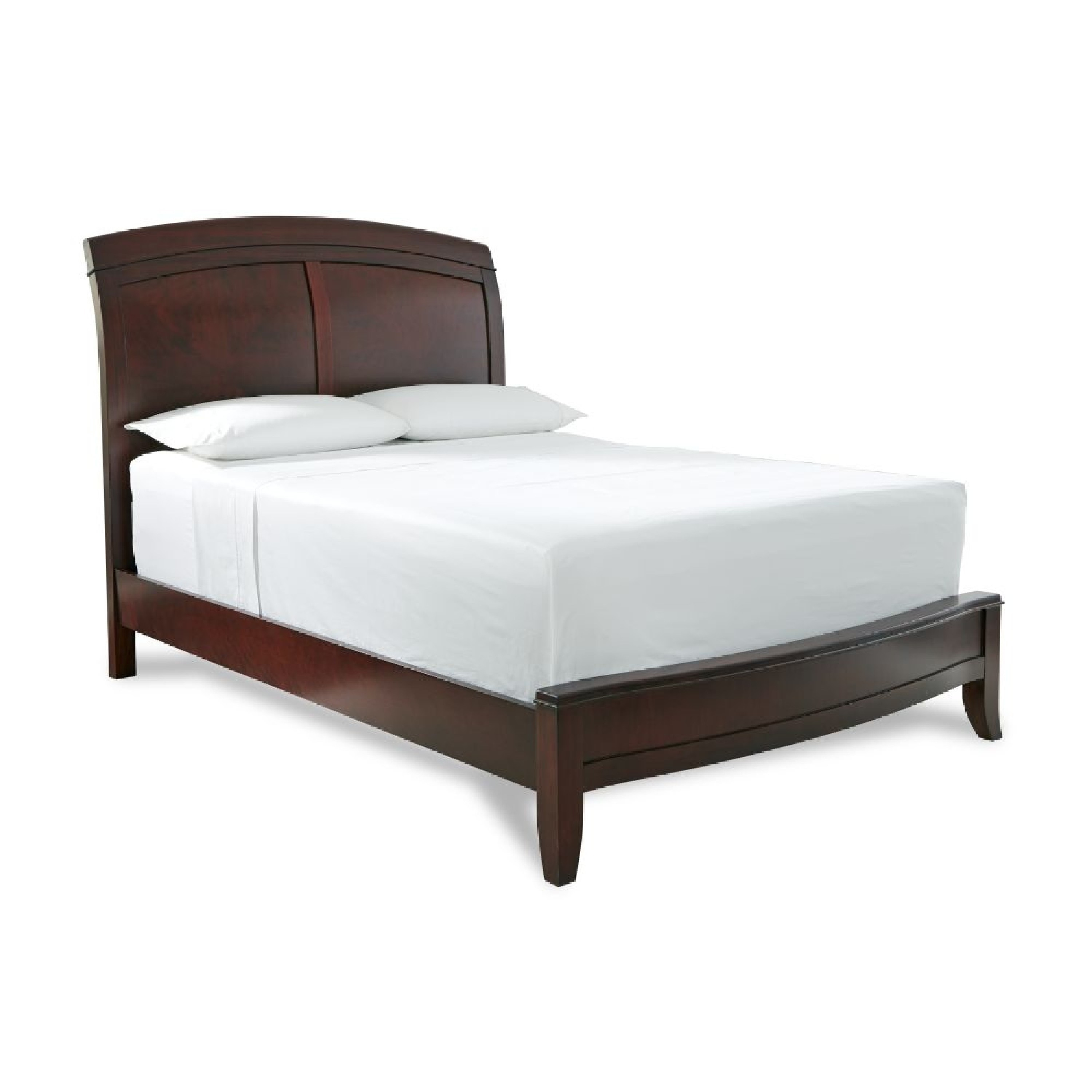 Modus Furniture Cama Trineo de Madera Brighton en Color Canela