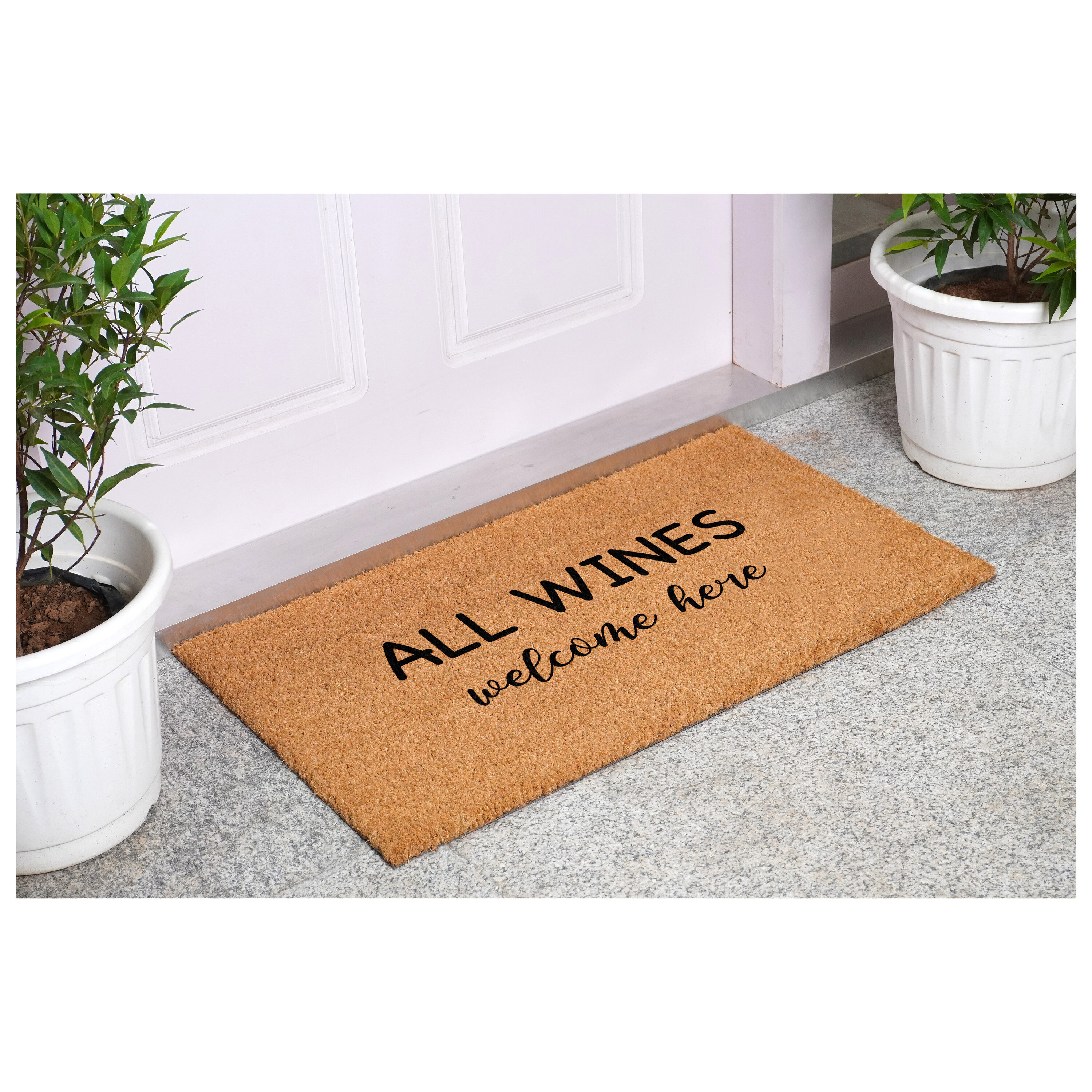 Calloway Mills 113481729 All Wines Welcome Here Doormat 17" x 29"