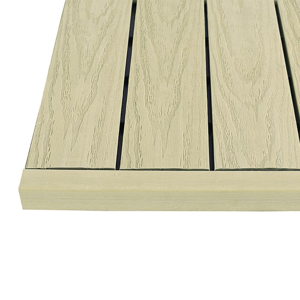 12" x 1" Composite Interlocking Deck Side Trim