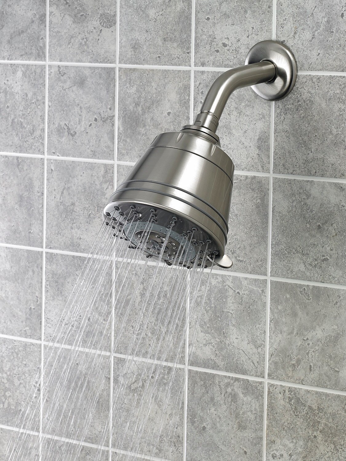Sprite SHOWERS 7-Spray Filtered Showerhead in Brushed Nickel