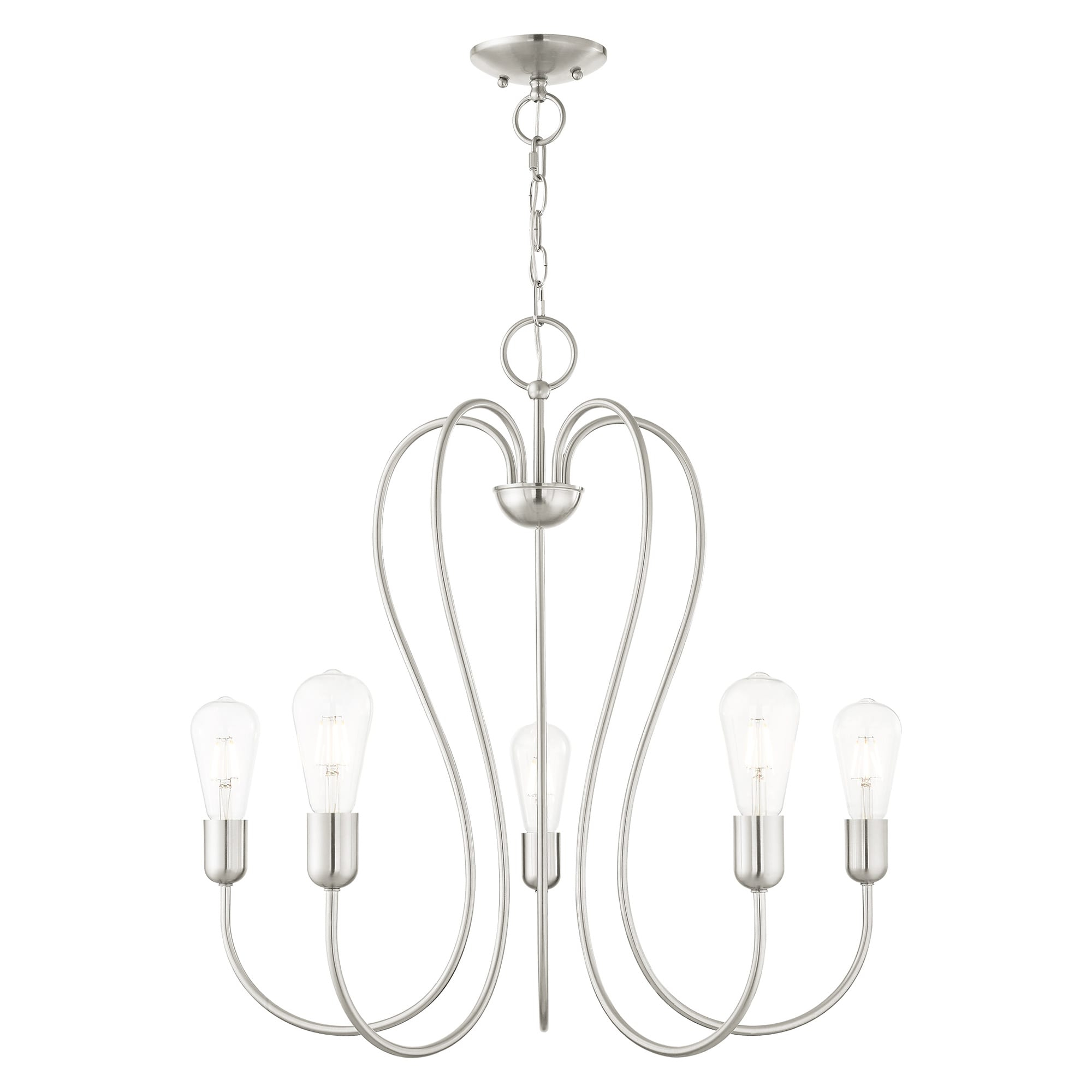 Livex Lighting - Lucerne - 5 Light Chandelier in New Traditional Style - 24