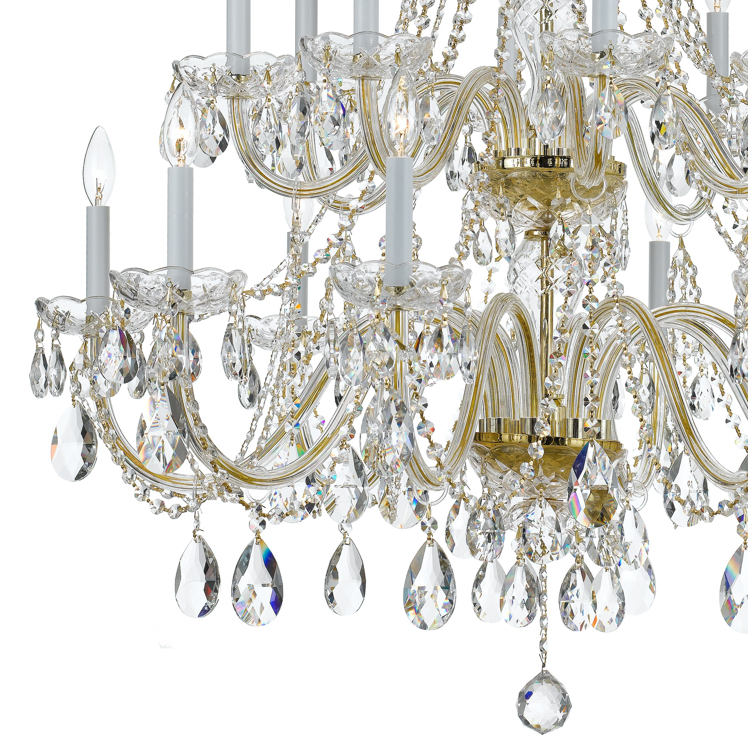 Crystorama Lighting - 16 Light Chandelier - Chandelier - Crystal - Eight Light