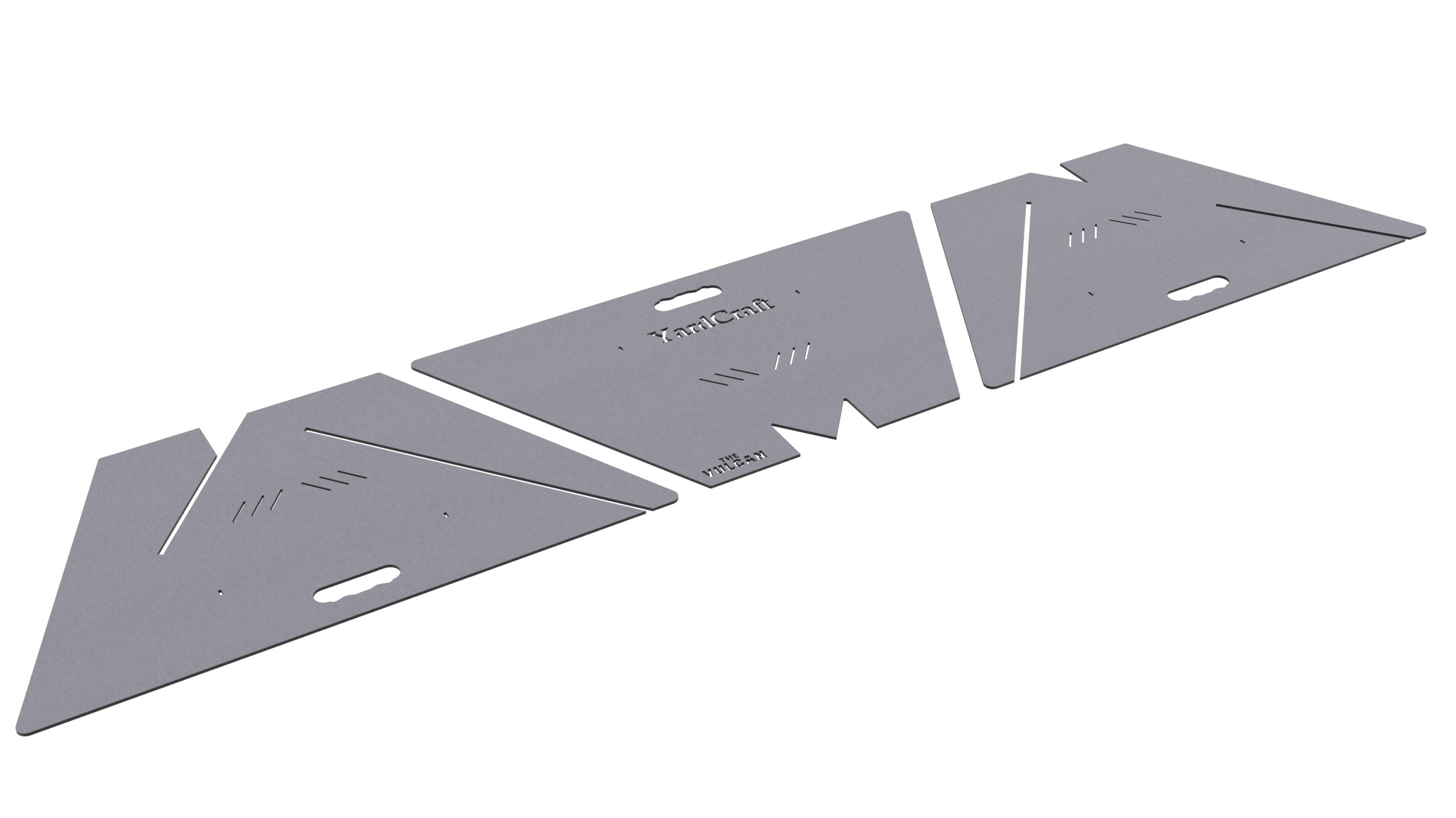 The Vulcan Steel Fire Pit Steel Charcoal/Wood Fire pit