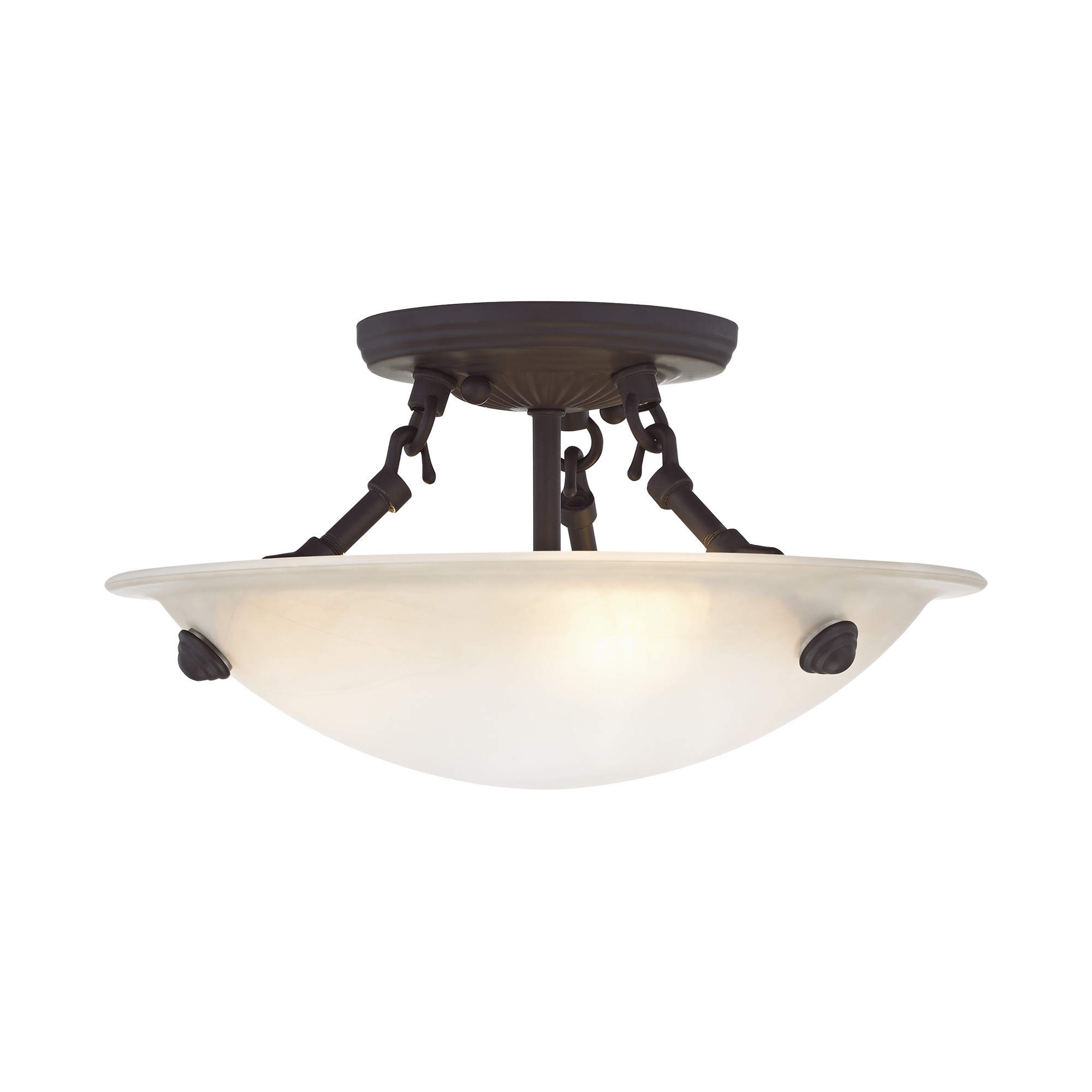 Livex Lighting Oasis Ceiling Mount in Bronze