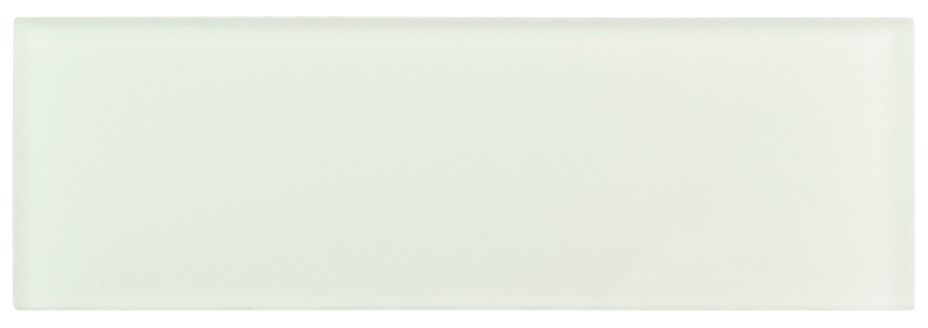 SAMPLE-Enchant- Elle Fauna Gray 4-in. x 12-in. Subway Polished Glass Wall & Floor Tile