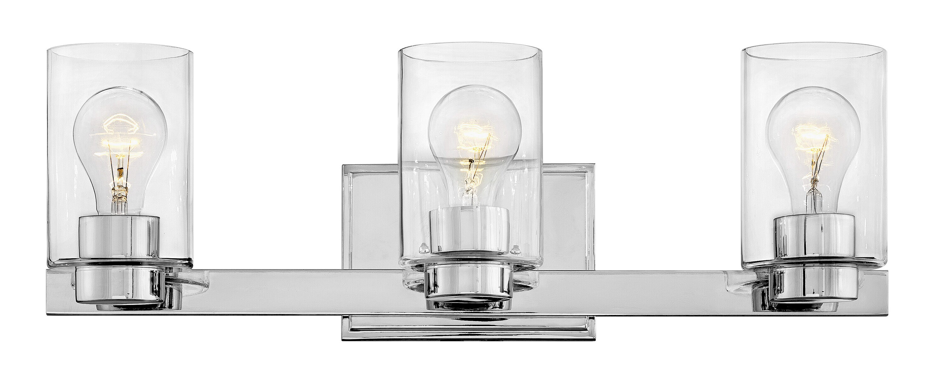 Hinkley Lighting - Mileys - 3 Light Bath Vanity in Transitional Style - 21.5