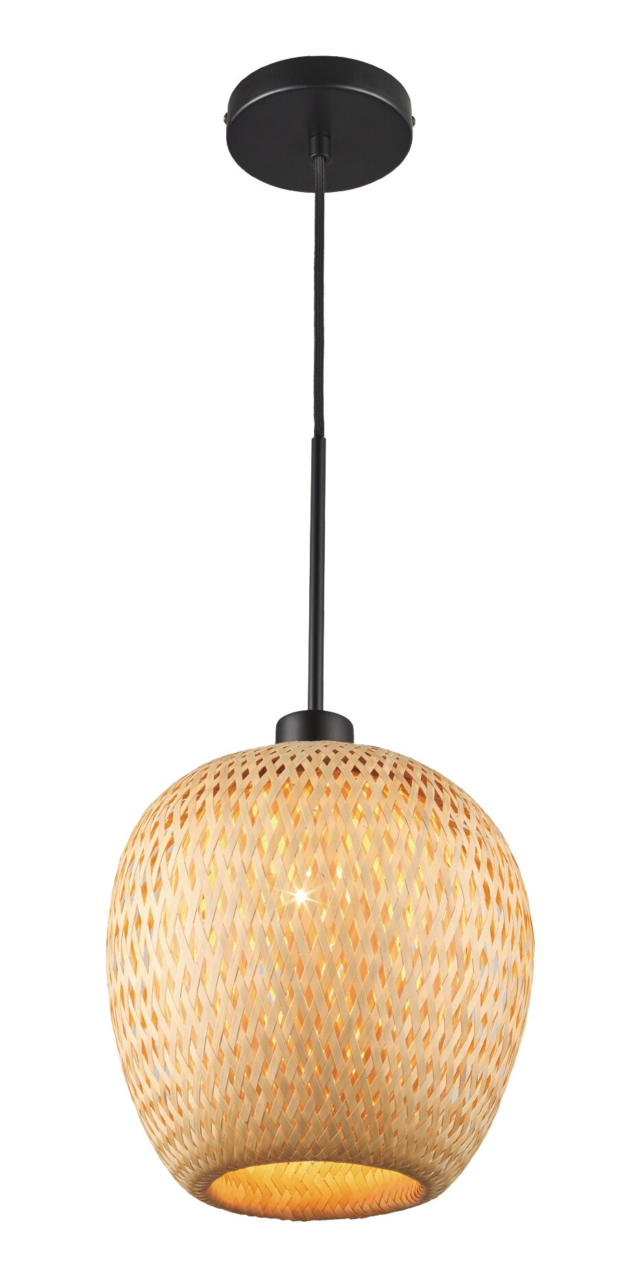 Trans Globe Lighting Pnd-2166 Bernice 10" Wide Pendant - Black