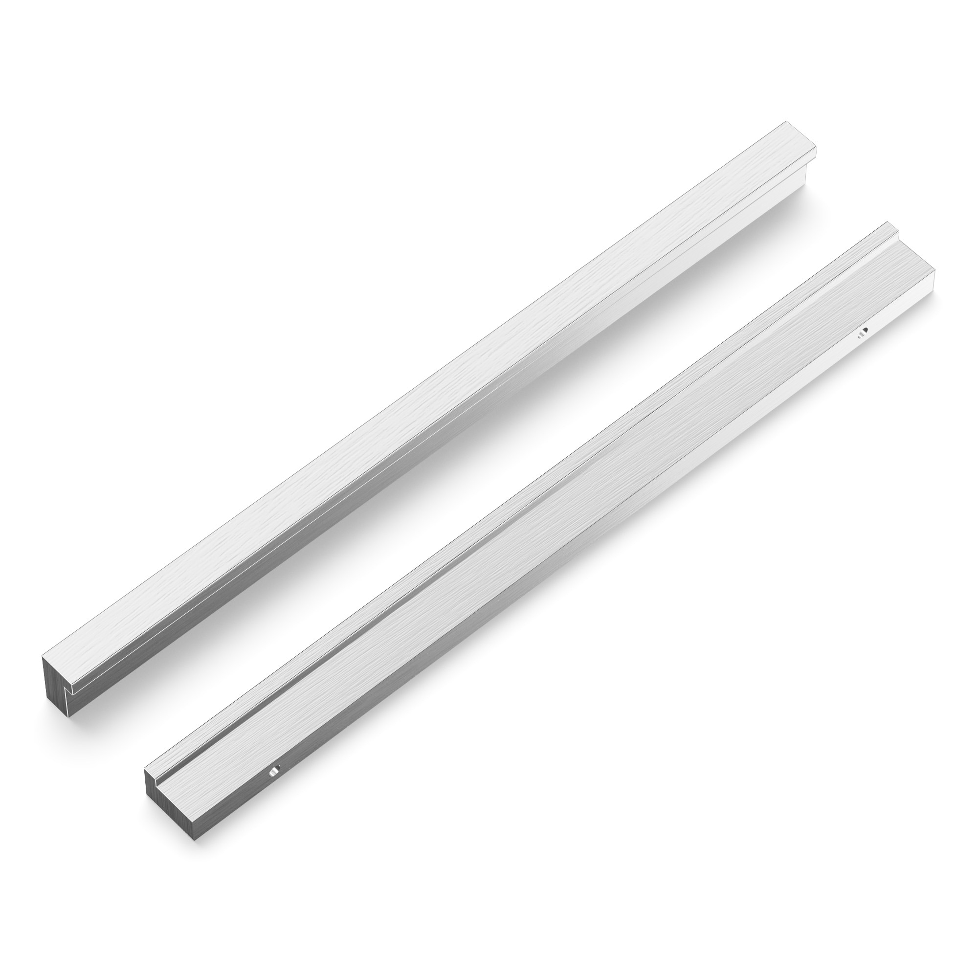 Hickory Hardware 1 Pack Solid Core Kitchen Cabinet Pulls, Luxury Cabinet Handles, Hardware for Doors & Dresser Drawers, 7-9/16 Inch (192mm) Hole Center, Toasted Nickel, Streamline Collection