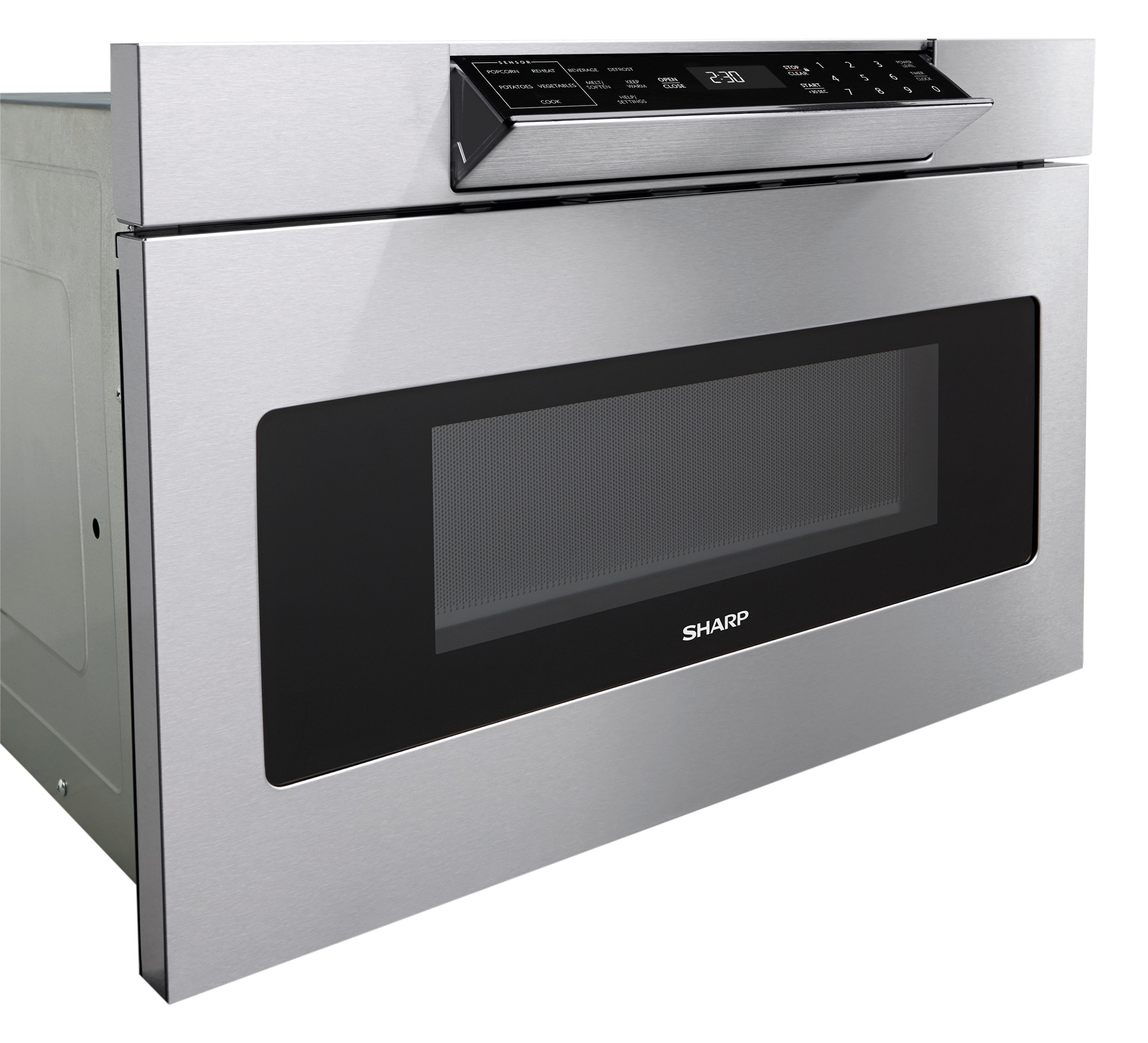 Sharp 23.875-in 1.2-cu ft 950 -Watt Low Profile Microwave Drawer ( Stainless Steel )