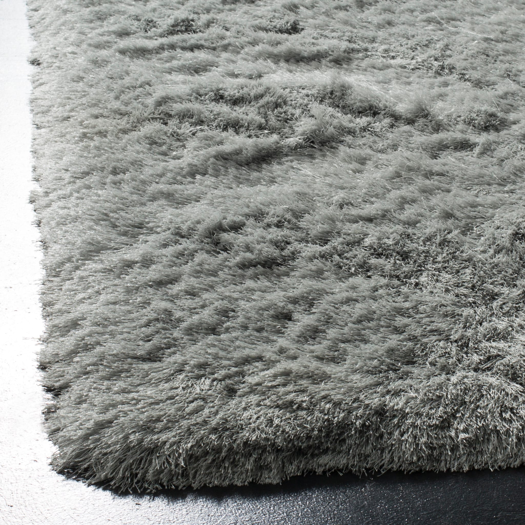 Sage Splendor 8' x 10' Hand-Tufted Wool Blend Shag Rug