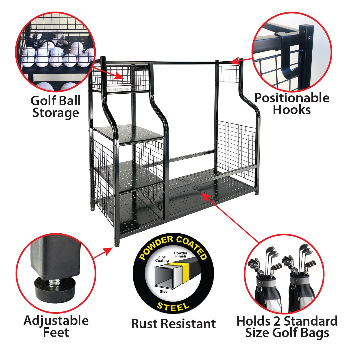 Golf Storage Organizer