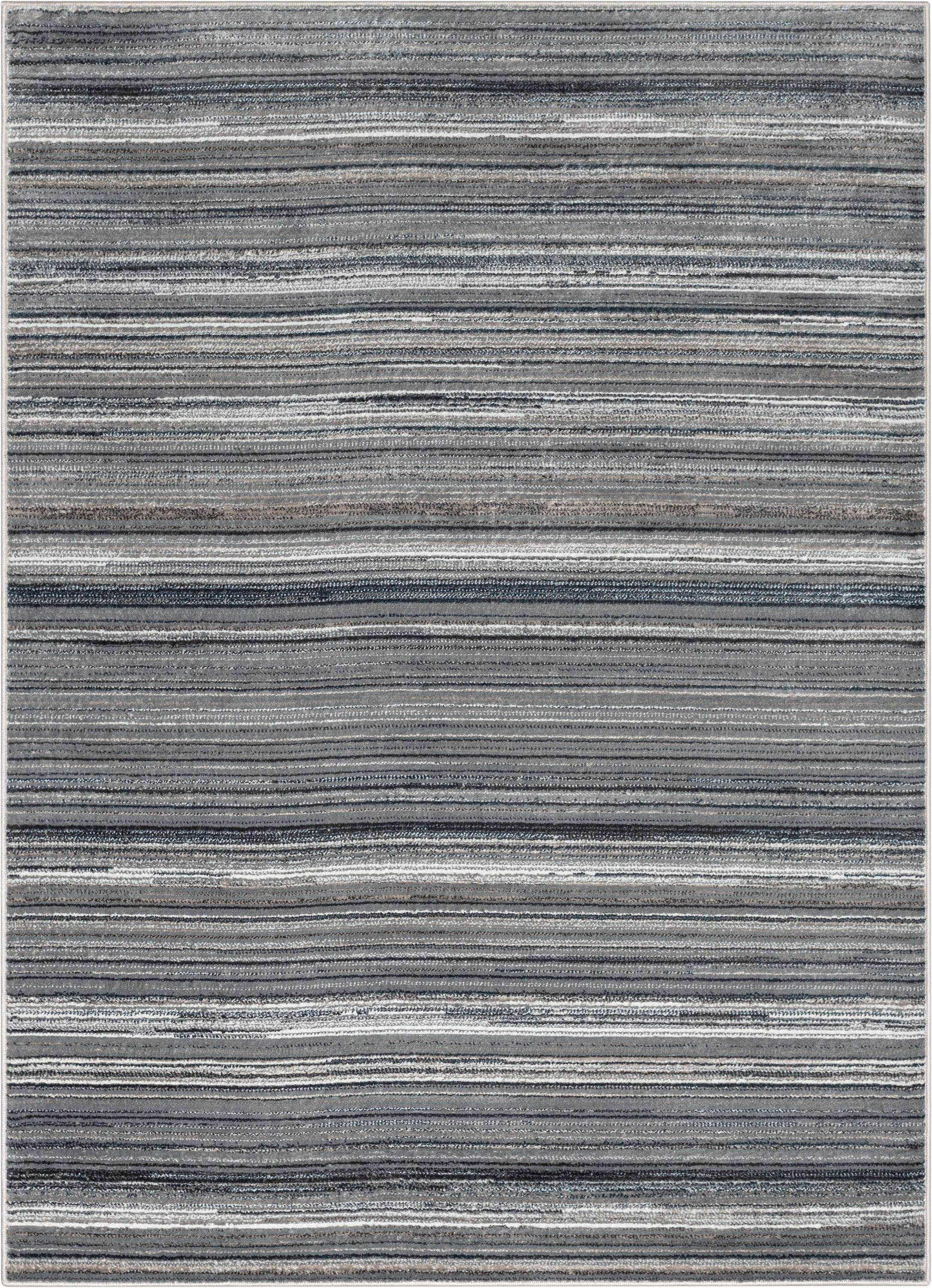Well Woven Verity Moroccan Area Rug, 3.92' x 5.25', Eclectic Geometric Pattern, Soft, Glam Pile, Distressed Design & Modern Color Palette