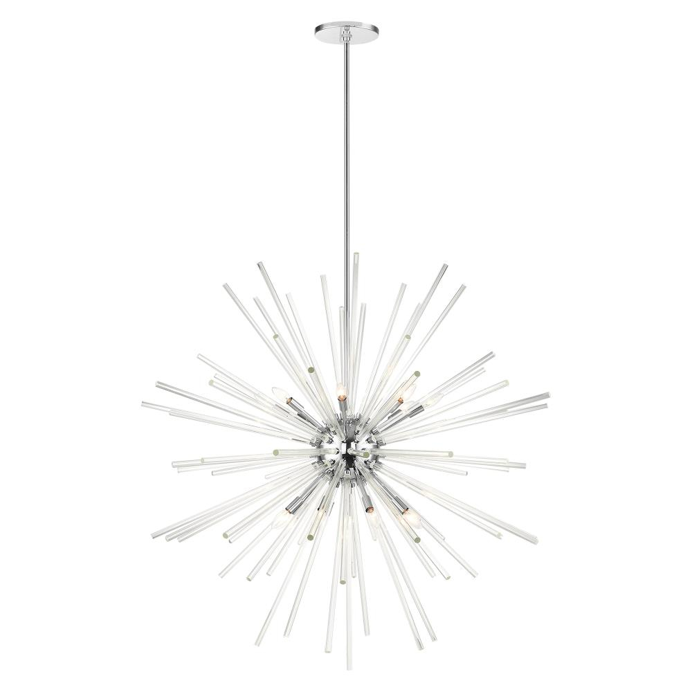 Livex Lighting Utopia 16 - Light Chandelier in  Polished Chrome