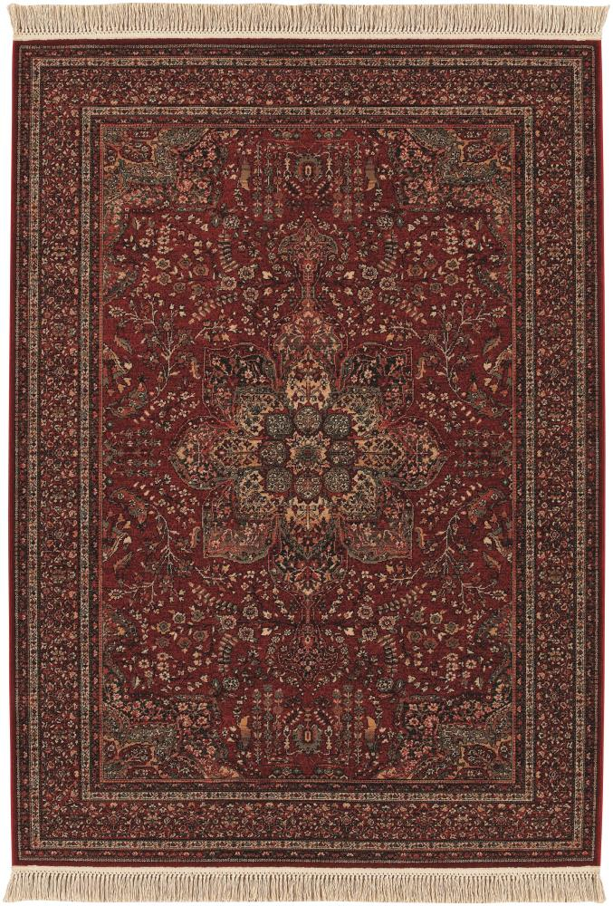Couristan Kashimar All Over Center Medallion 2' 2" x 9' 3" Antique Red Area Rug