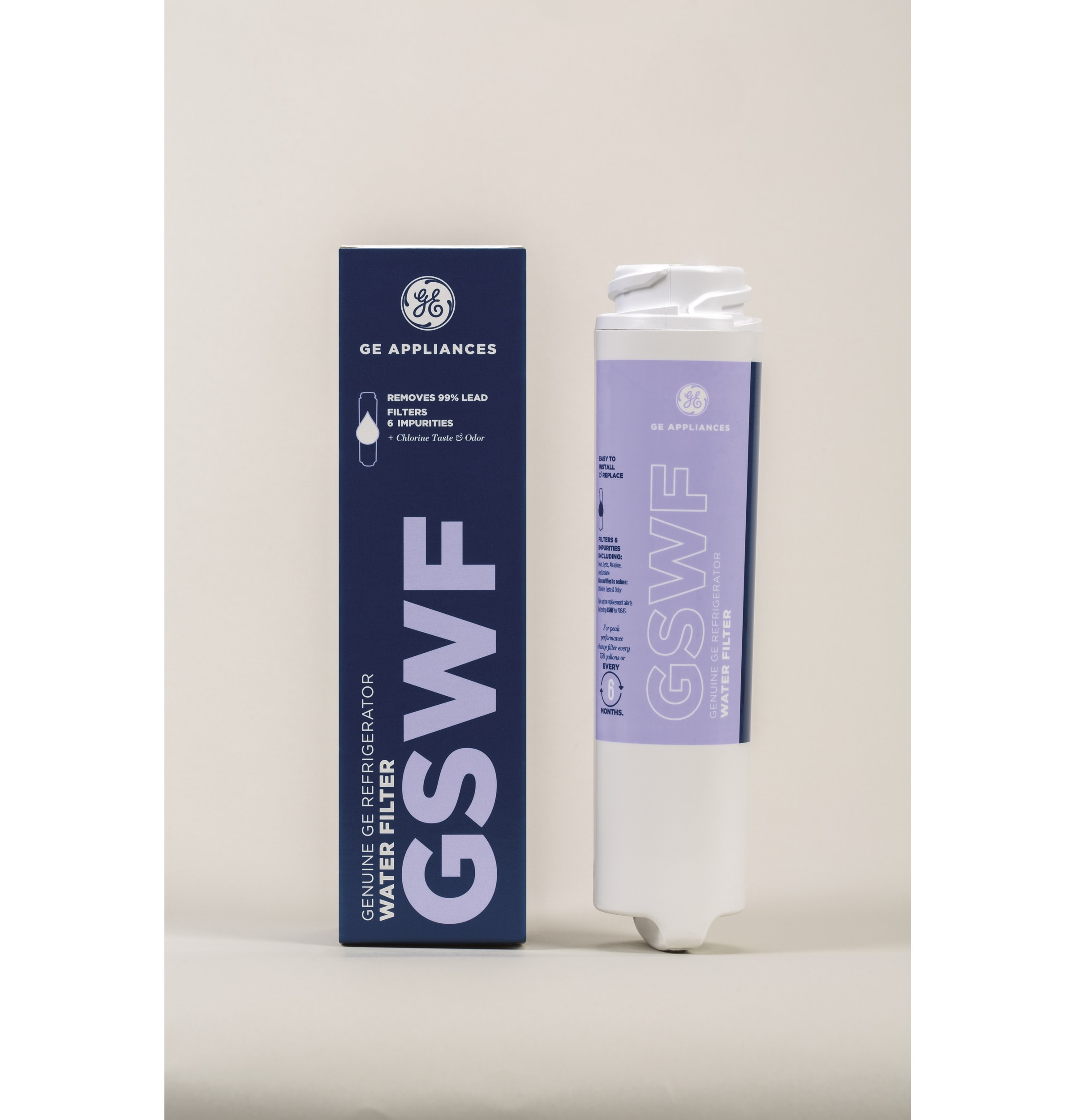 GE GSWF SmartWater Slim Refrigerator Water Filter